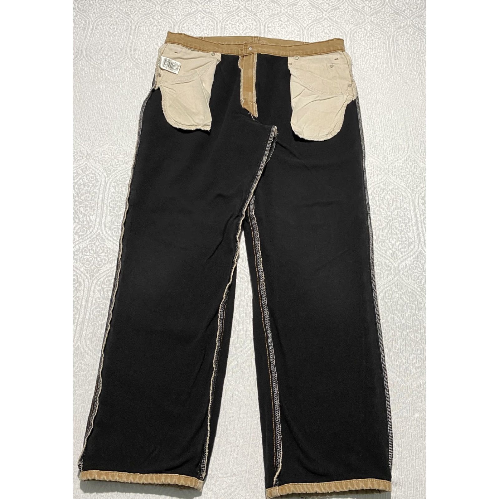 Dickies Dickies Carpenter Pants Mens 38x32 Brown Duck Canvas Workwear DU258 Lined Insulated Pockets Size US 38 / EU 54 - 7 Thumbnail