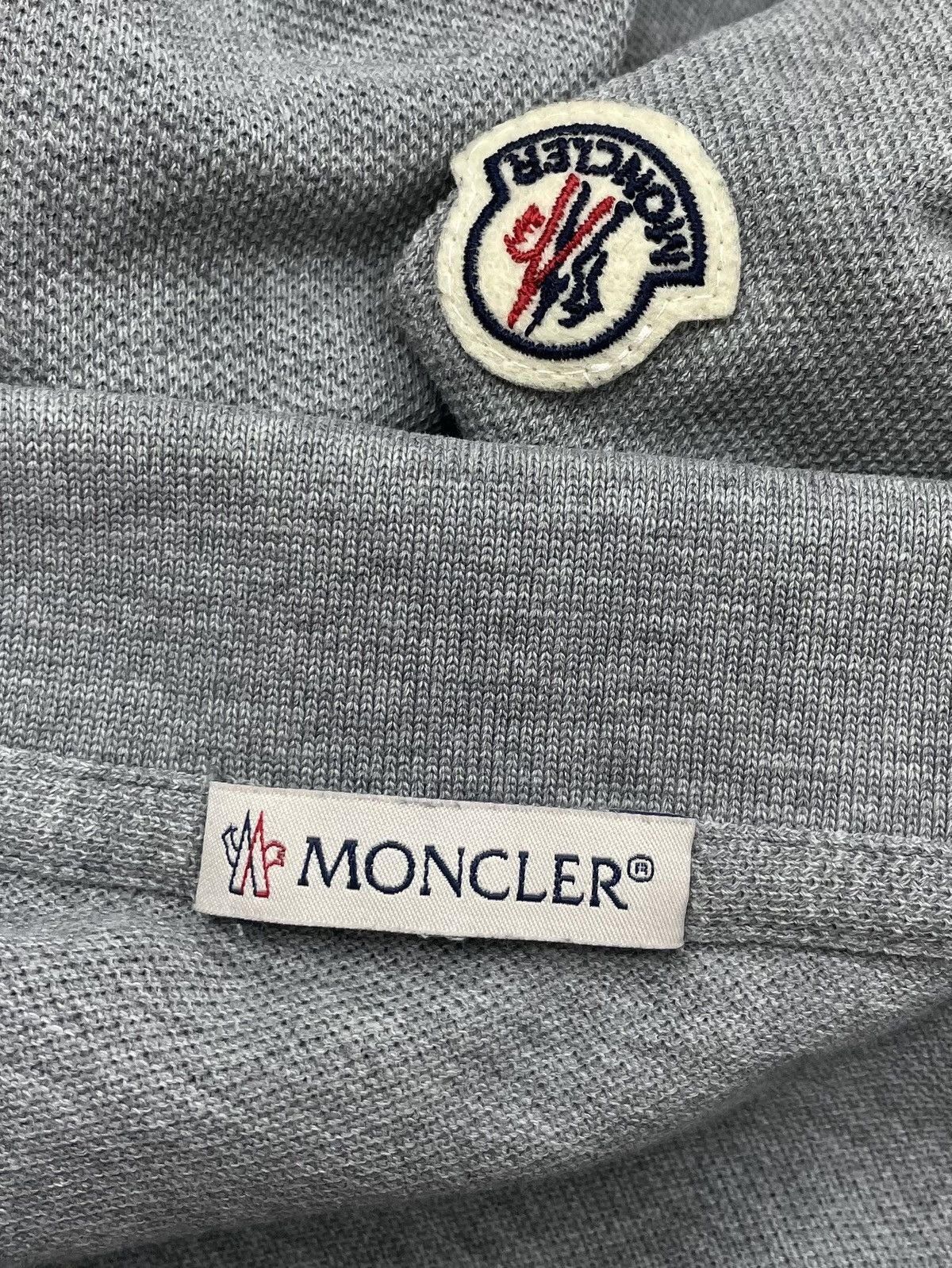 Moncler Moncler Maglia Polo Manica Corta Grey Logo T-Shirt – Size M Size US M / EU 48-50 / 2 - 11 Thumbnail