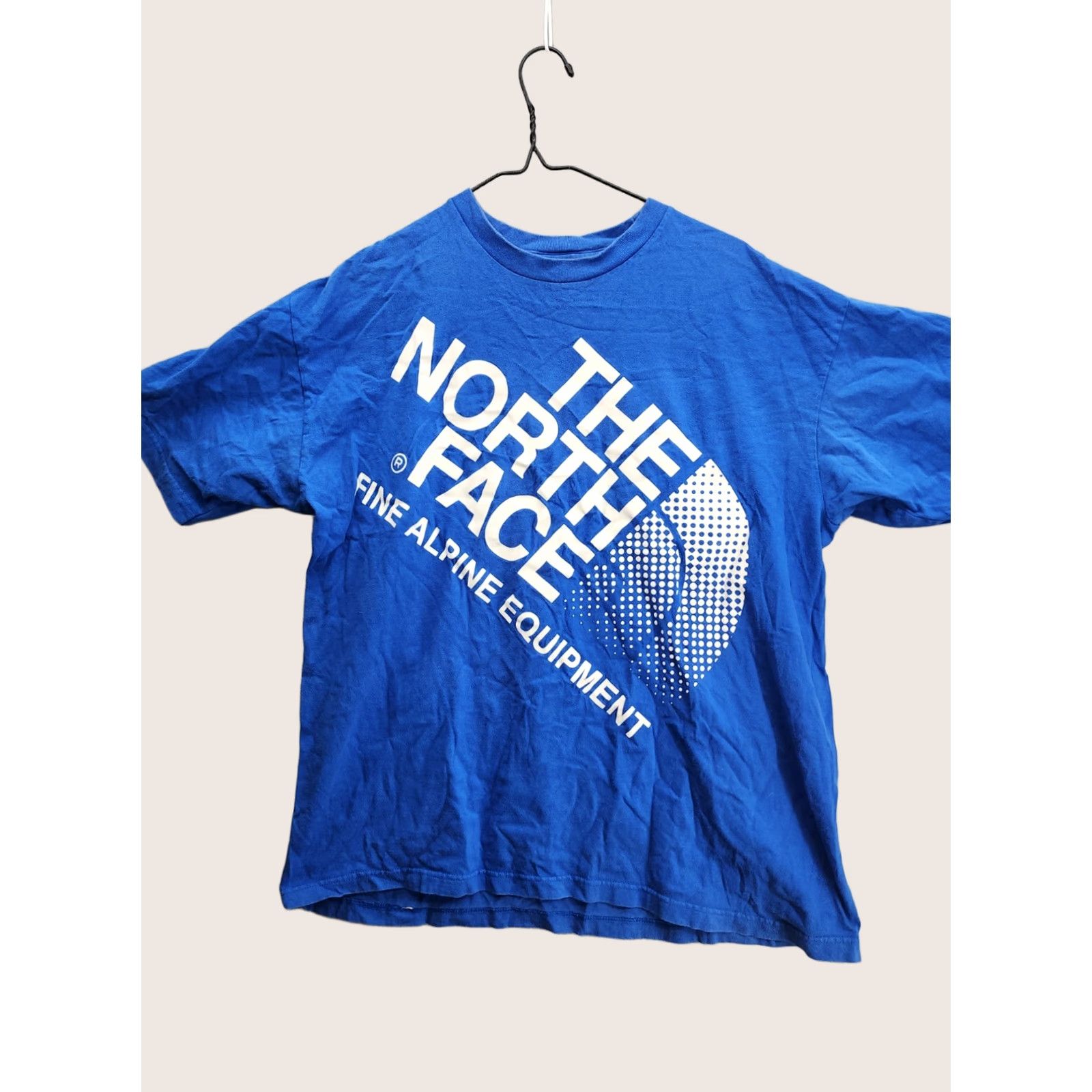 The North Face The North Face T-Shirt Adult Large Blue Mountains Logo Crew Neck Short Sleeve Regular Size US L / EU 52-54 / 3 - 1 Thumbnail
