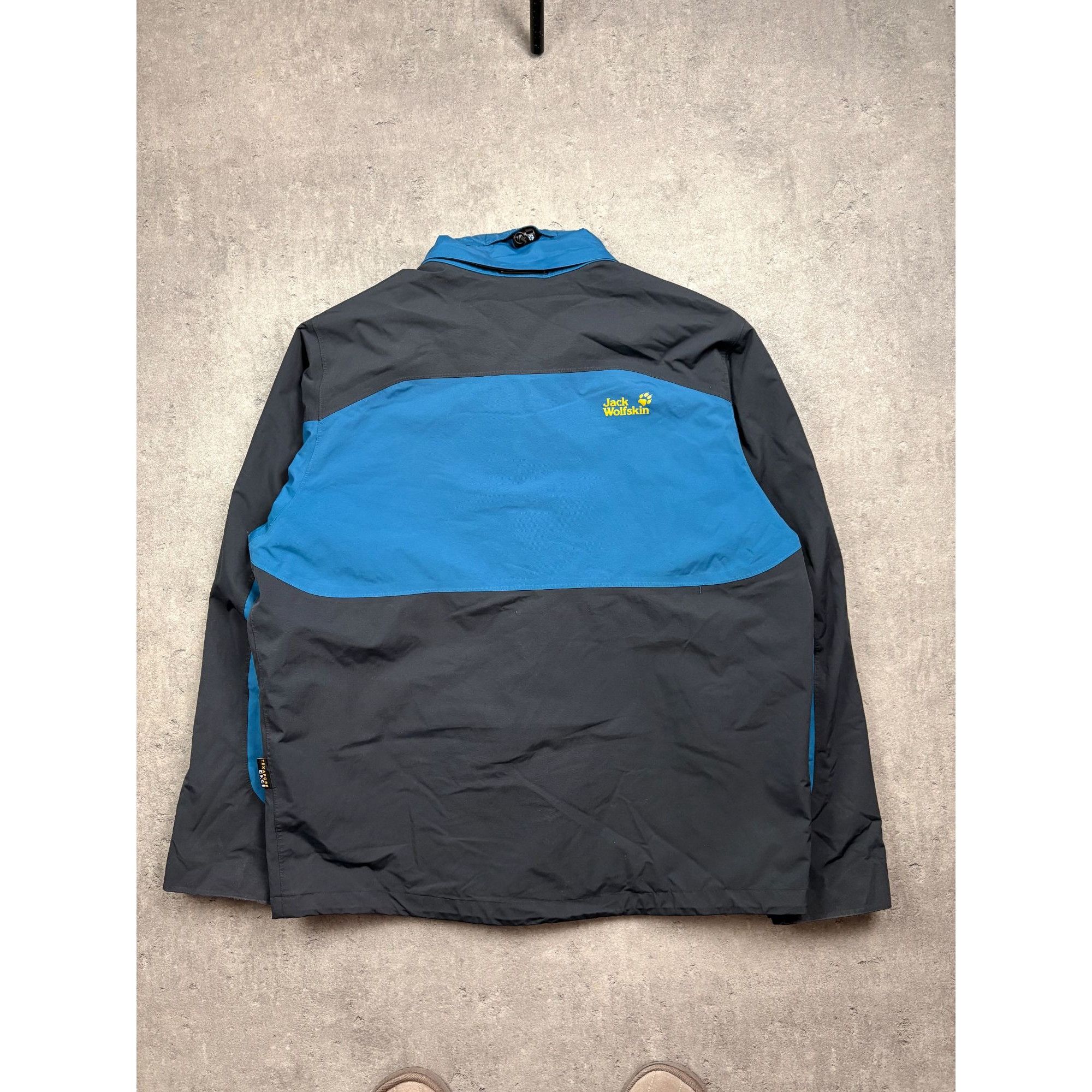 Jack Wolfskin Jack Wolfskin Mens Blue & Black Waterproof Jacket With Fleec Size US L / EU 52-54 / 3 - 3 Thumbnail