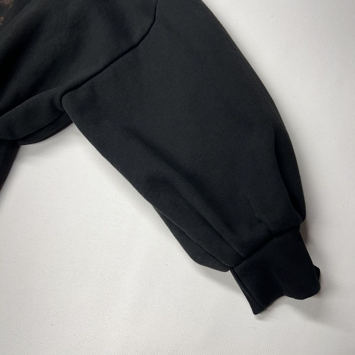 Other Laurent Sweater Black Cropped Zip Baggy Sweatshirt Designer Size S / US 4 / IT 40 - 12 Thumbnail