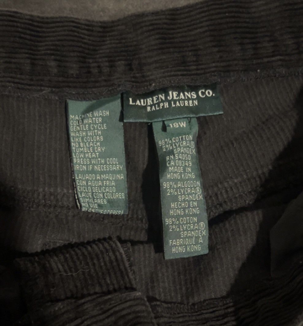 Ralph Lauren Black Lauren Jeans Co corduroy pants Size 40" / US 18 - 3 Thumbnail