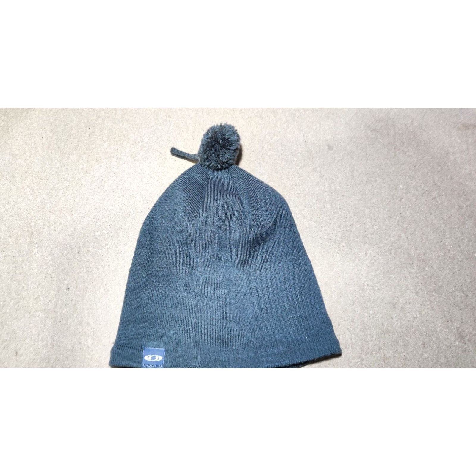 Salomon Salomon Beanie Hat One Size Thermal Lined Winter Pom Logo Knit Green Unisex Adults Size ONE SIZE - 3 Thumbnail