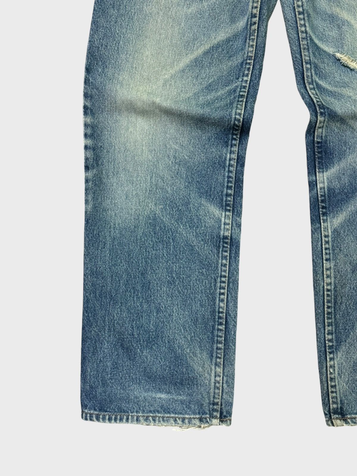 Levi's × Vintage Vintage Levi's 518 Distressed Stone Muddy Wash Denim Size US 31 - 7 Thumbnail