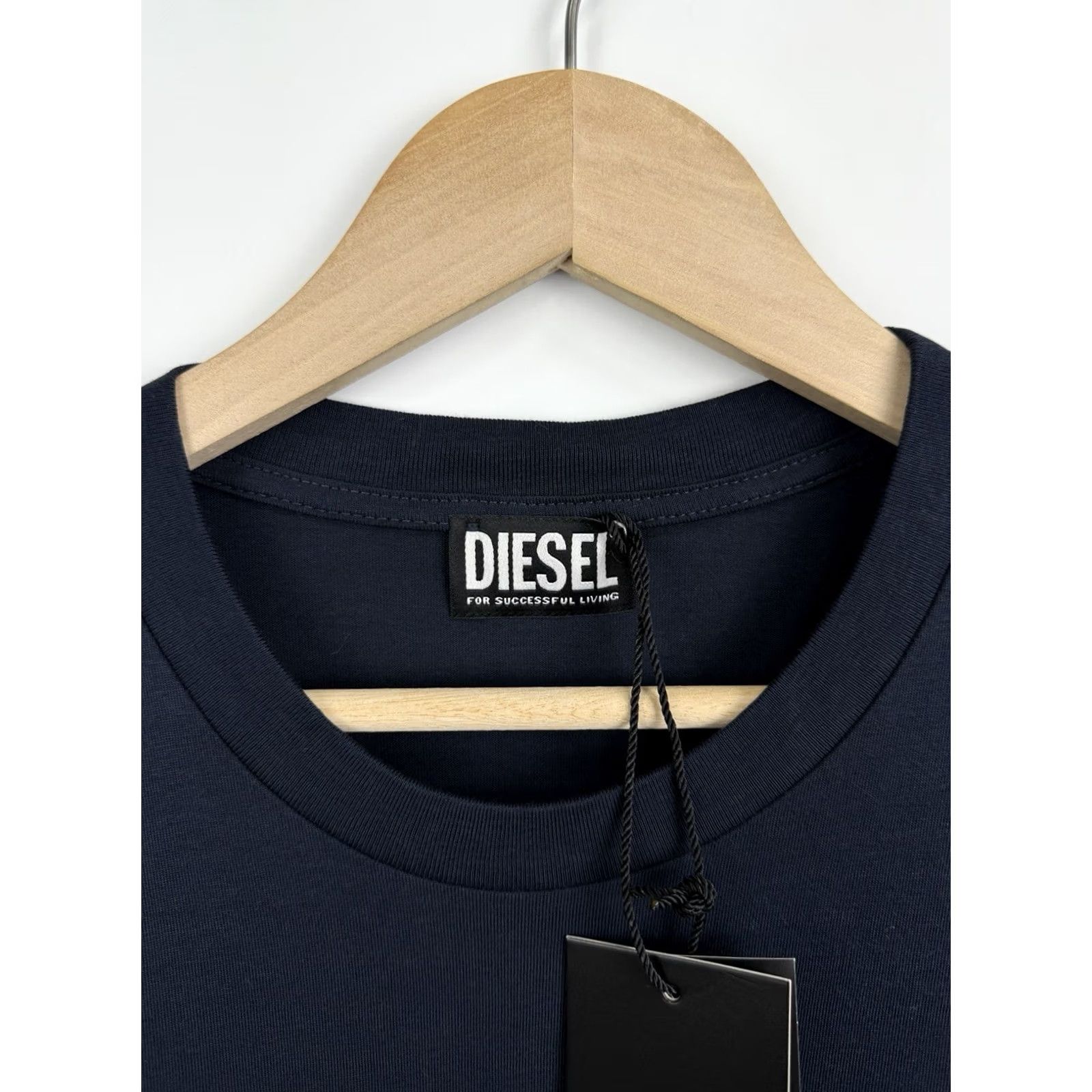 Diesel VINTAGE Diesel Velour Logo For Successful Living Classic T-Shirt XL Dark Blue Logo Mens XS? Size US XL / EU 56 / 4 - 7 Thumbnail