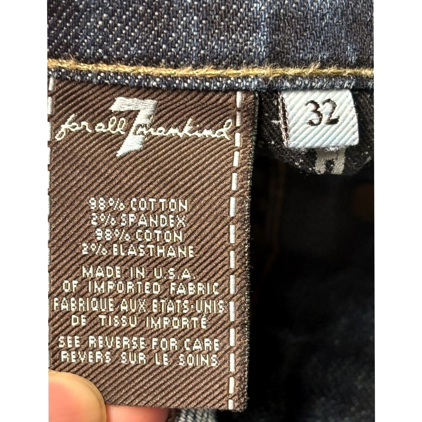 7 For All Mankind 7 For All Mankind Austyn Relaxed Straight Leg Jeans Mens 32X31 Blue Denim USA Shirt? Size US 32 / EU 48 - 7 Thumbnail