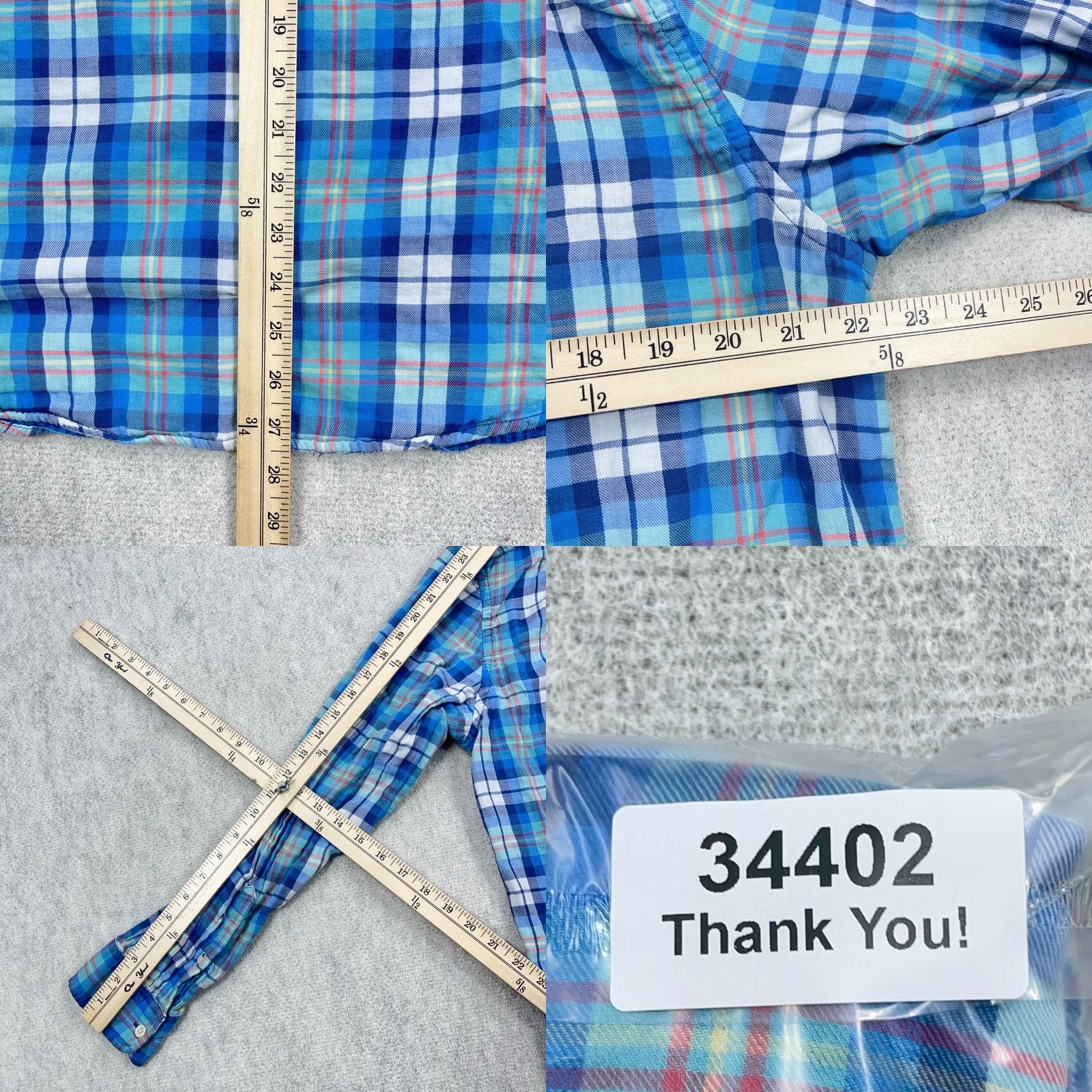 Vineyard Vines Vineyard Vines Button-Up Shirt Men L Blue Slim Fit Tucker Flannel Plaid Button-Down Casual Size US L / EU 52-54 / 3 - 8 Thumbnail