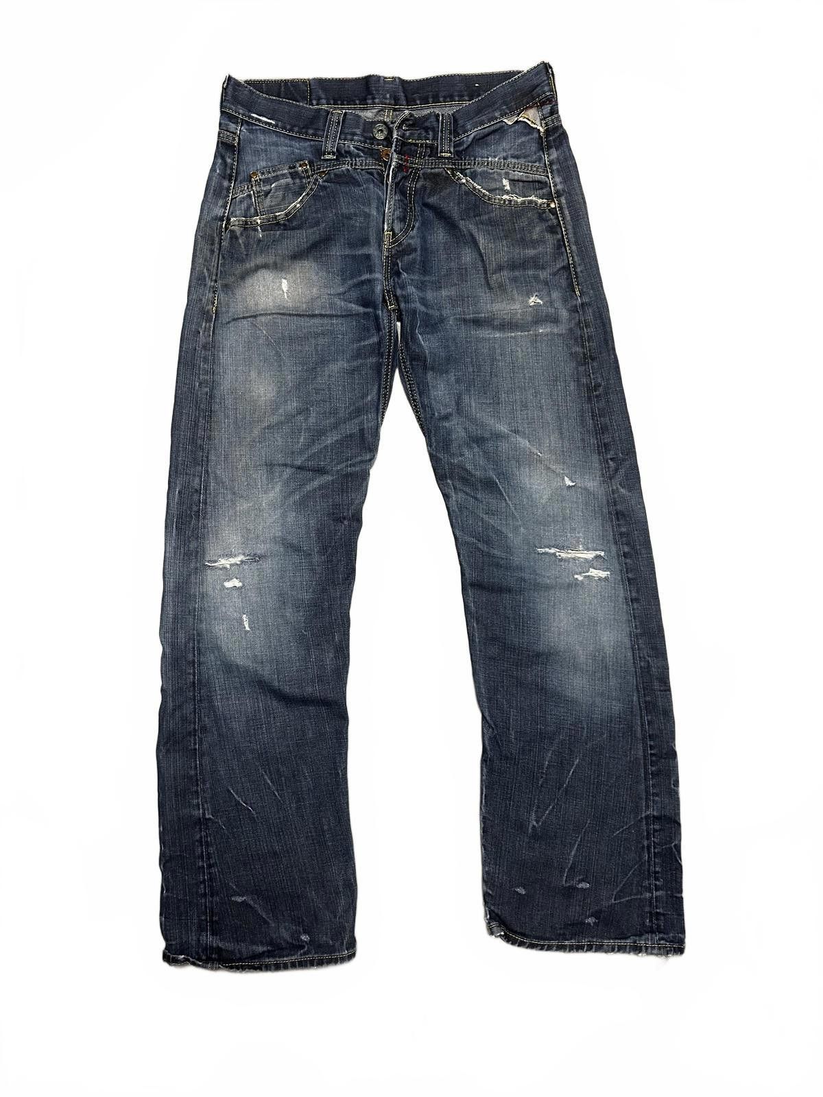 Replay Replay Distressed Denim Jeans - Size 33/34 Size US 33 - 3 Thumbnail