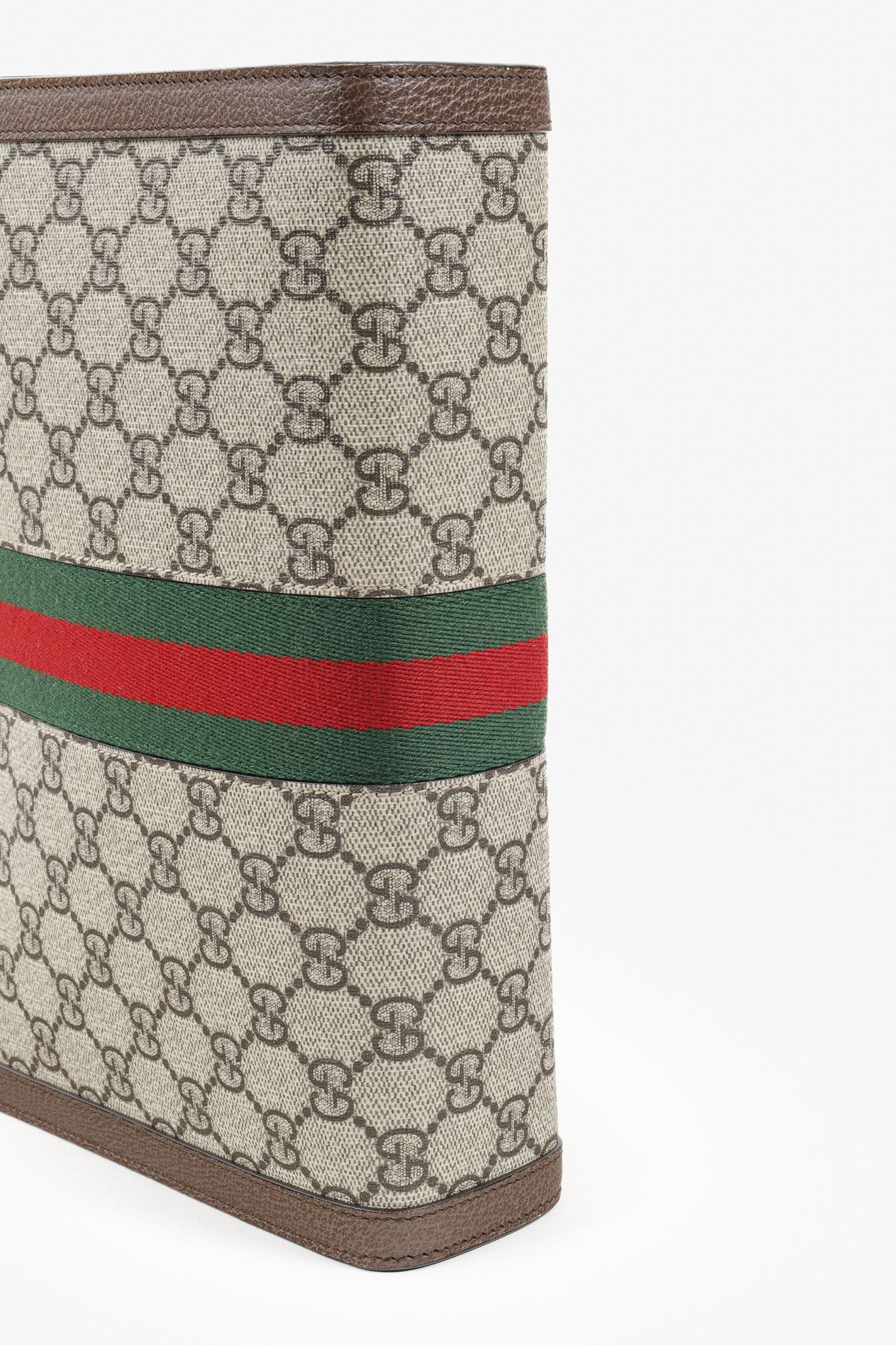 Gucci Gucci Ophidia Brown GG Supreme Monogram Clutch Pouch Size ONE SIZE - 5 Thumbnail