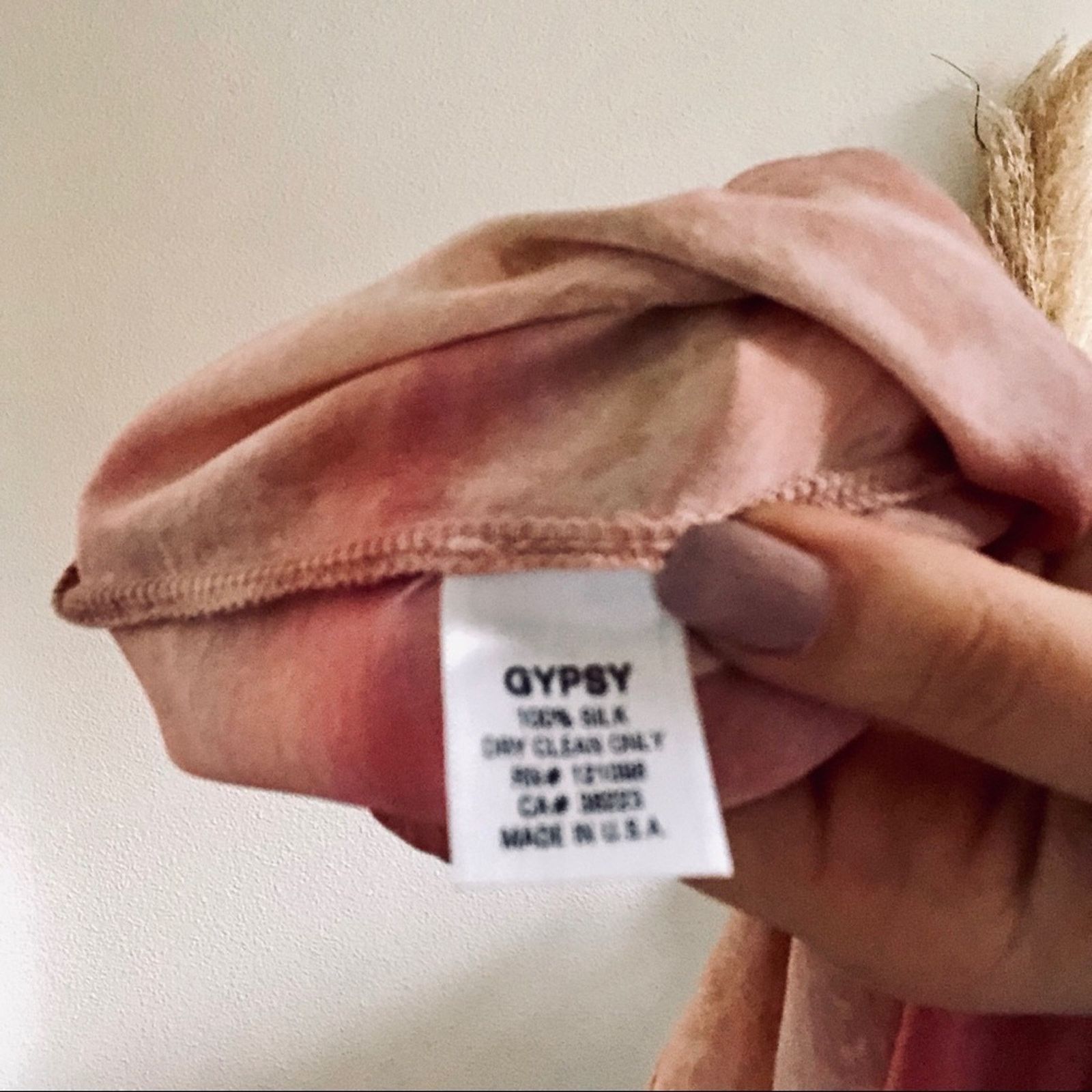 Gypsy 05 GYPSY 05 REVOLVE Cream Pink Dye Ruffle Strapless Maxi Dress Size S / US 4 / IT 40 - 7 Thumbnail