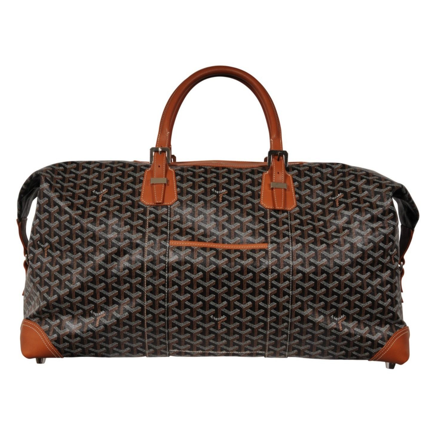Goyard Boeing 55 Duffle Bag Brown Black Travel Carry On Week Size ONE SIZE - 21 Thumbnail
