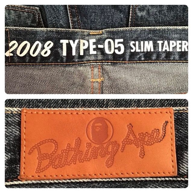 Bape BAPE Logo Denim Pants a bathing ape ★size S Size US 30 / EU 46 - 8 Thumbnail