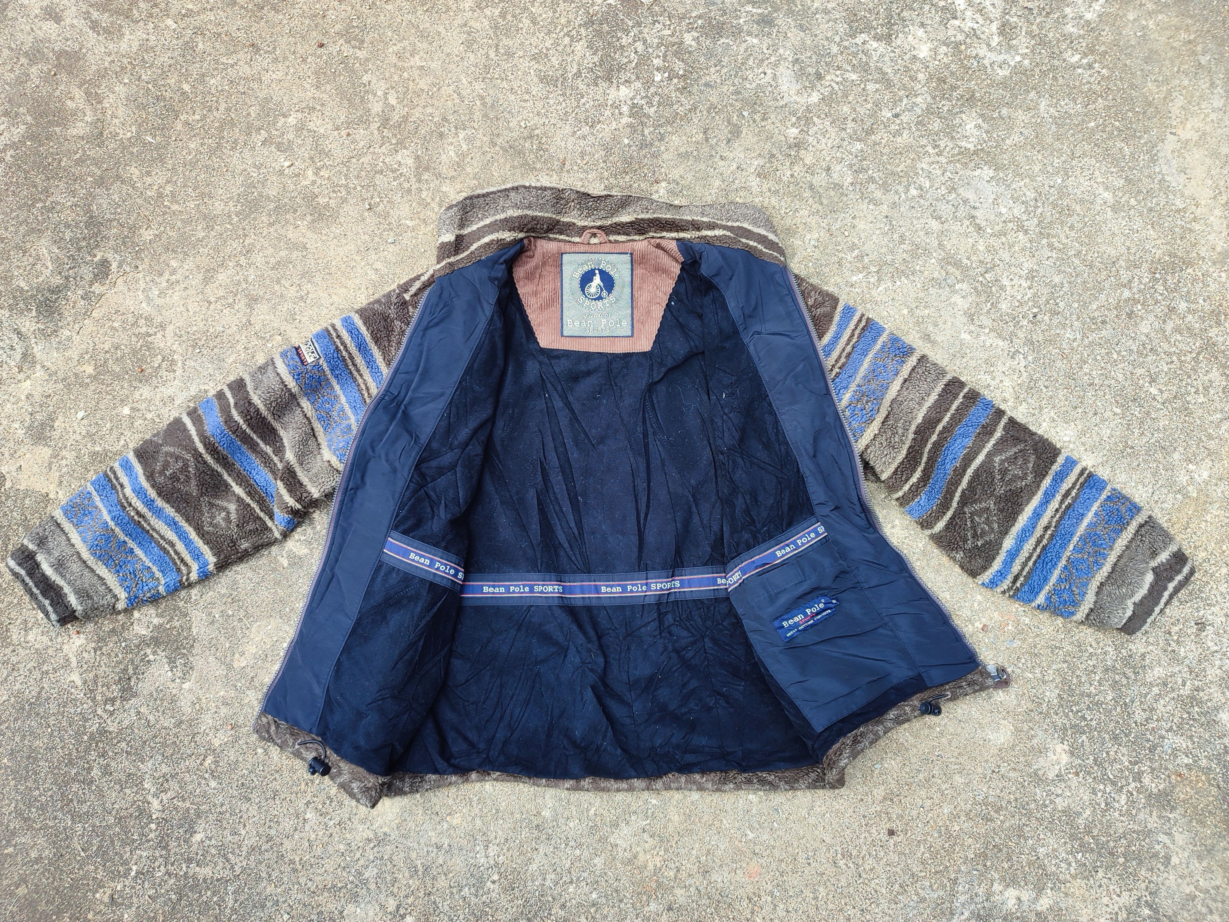 L.L. Bean × Vintage 🔥STEAL🔥 Vintage Striped Fleece Jacket By L.L Bean Size US L / EU 52-54 / 3 - 13 Thumbnail