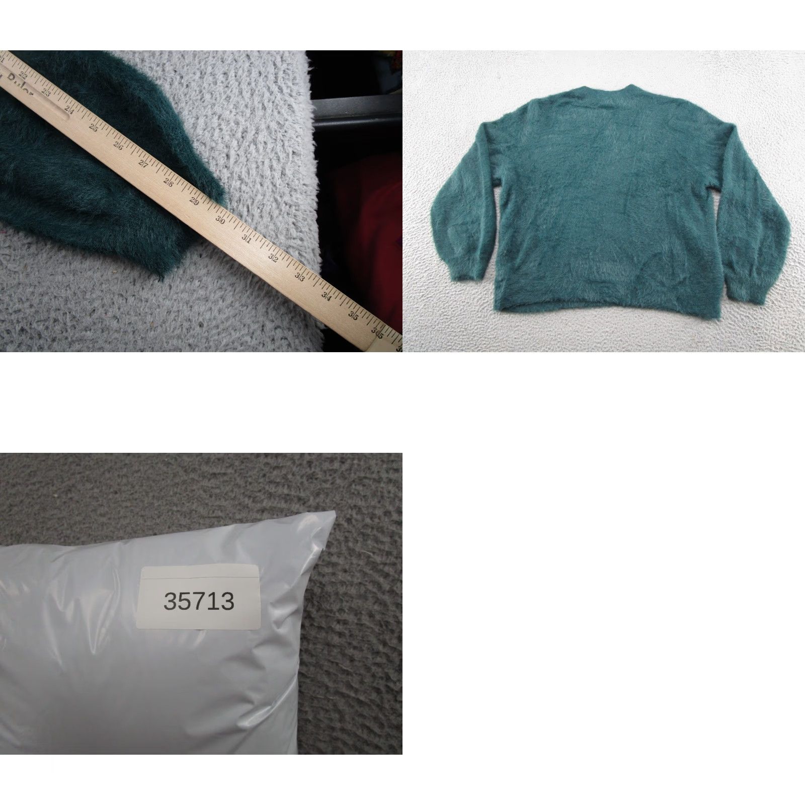 Nine West Nine West x Cara Santana Sweater Women Green Sequin Fuzzy Soft Pullover Size 2XL Size XXL / US 16-18 / IT 52-54 - 8 Thumbnail
