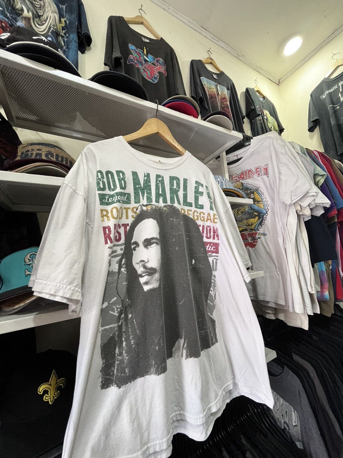 Bob Marley Bob Marley Reggae Rasta Legend Shirt RRU Root Dancehall Zion Size US XXL / EU 58 / 5 - 2 Thumbnail