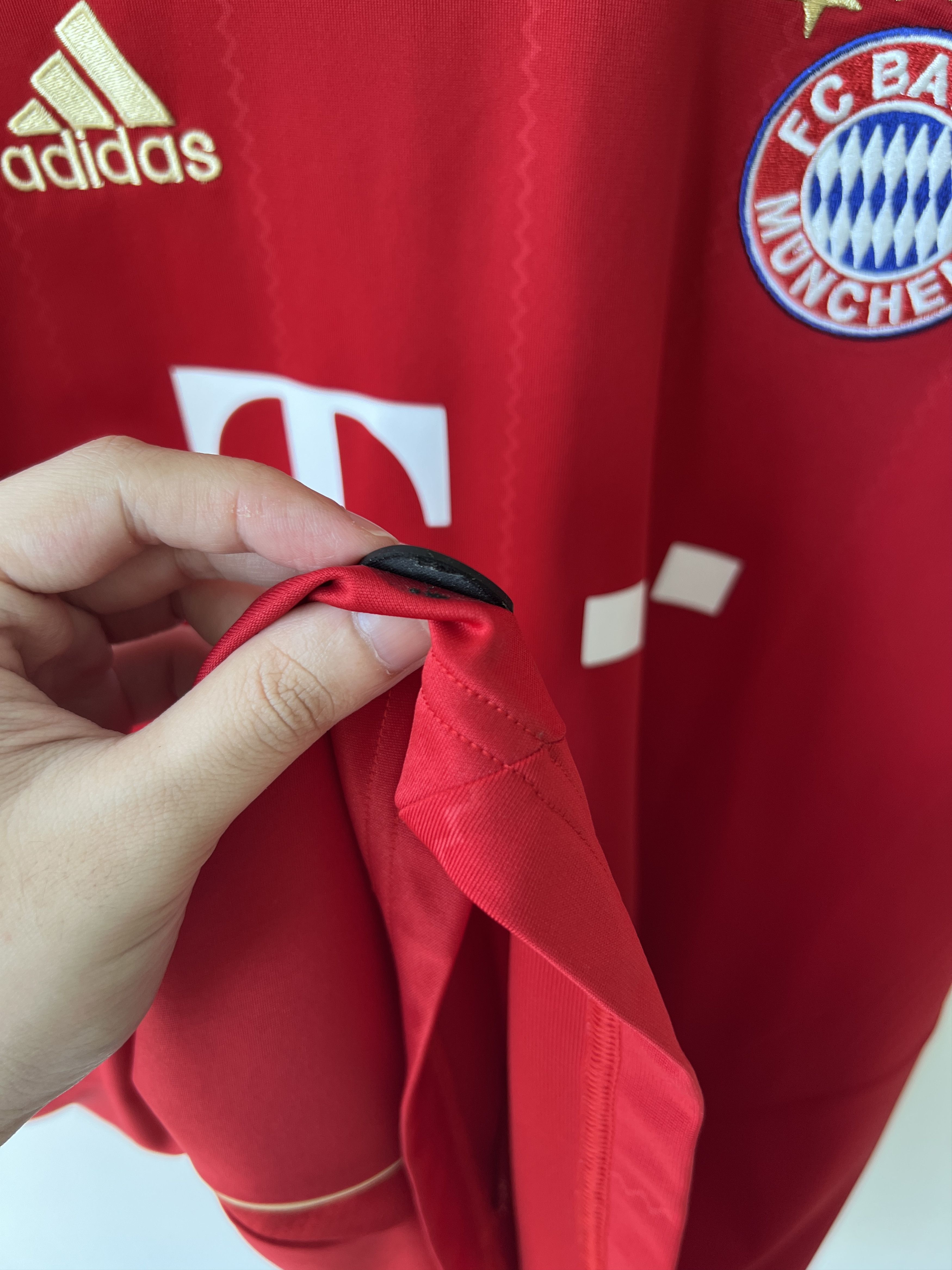 Adidas (L) Bayern Munich 2011-13 Home Kit Ribery #7 Size US L / EU 52-54 / 3 - 5 Thumbnail
