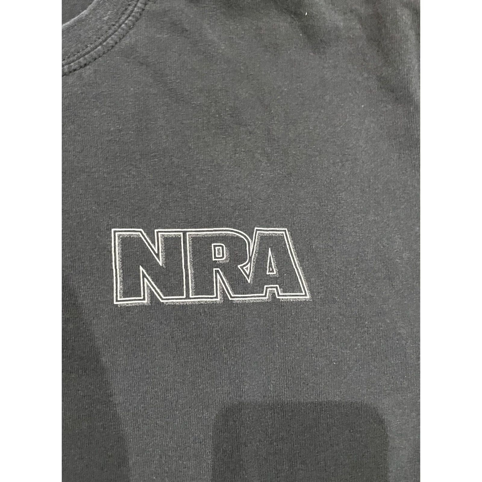 Vintage NRA T-Shirt Black XL Men/Adult Eagle Military Guns Shirt Size US XL / EU 56 / 4 - 3 Thumbnail