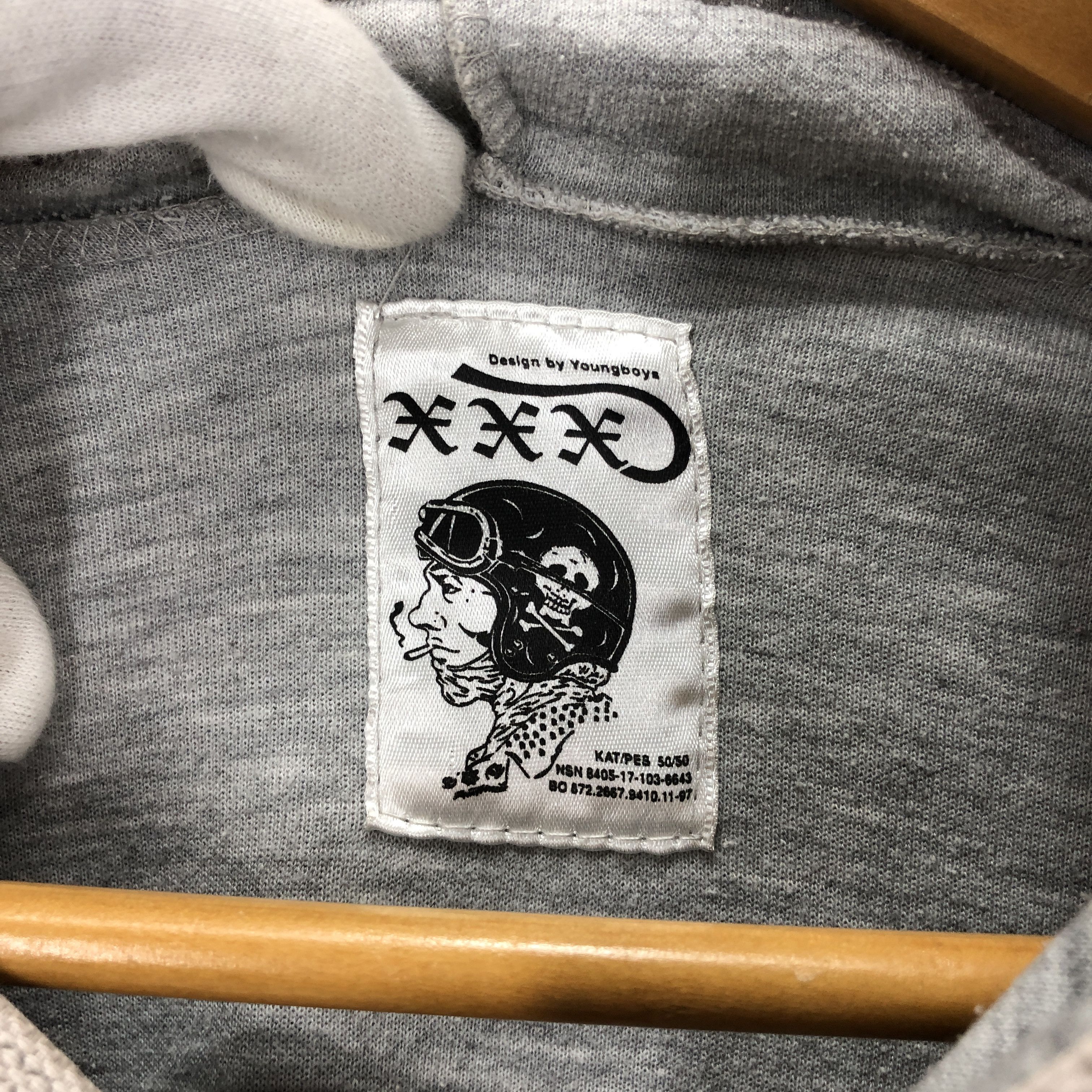 Calvin Klein Y2K Vintage UK CK ONE by YOUNGBOYS Hoodie #1566/01 Size US M / EU 48-50 / 2 - 18 Thumbnail
