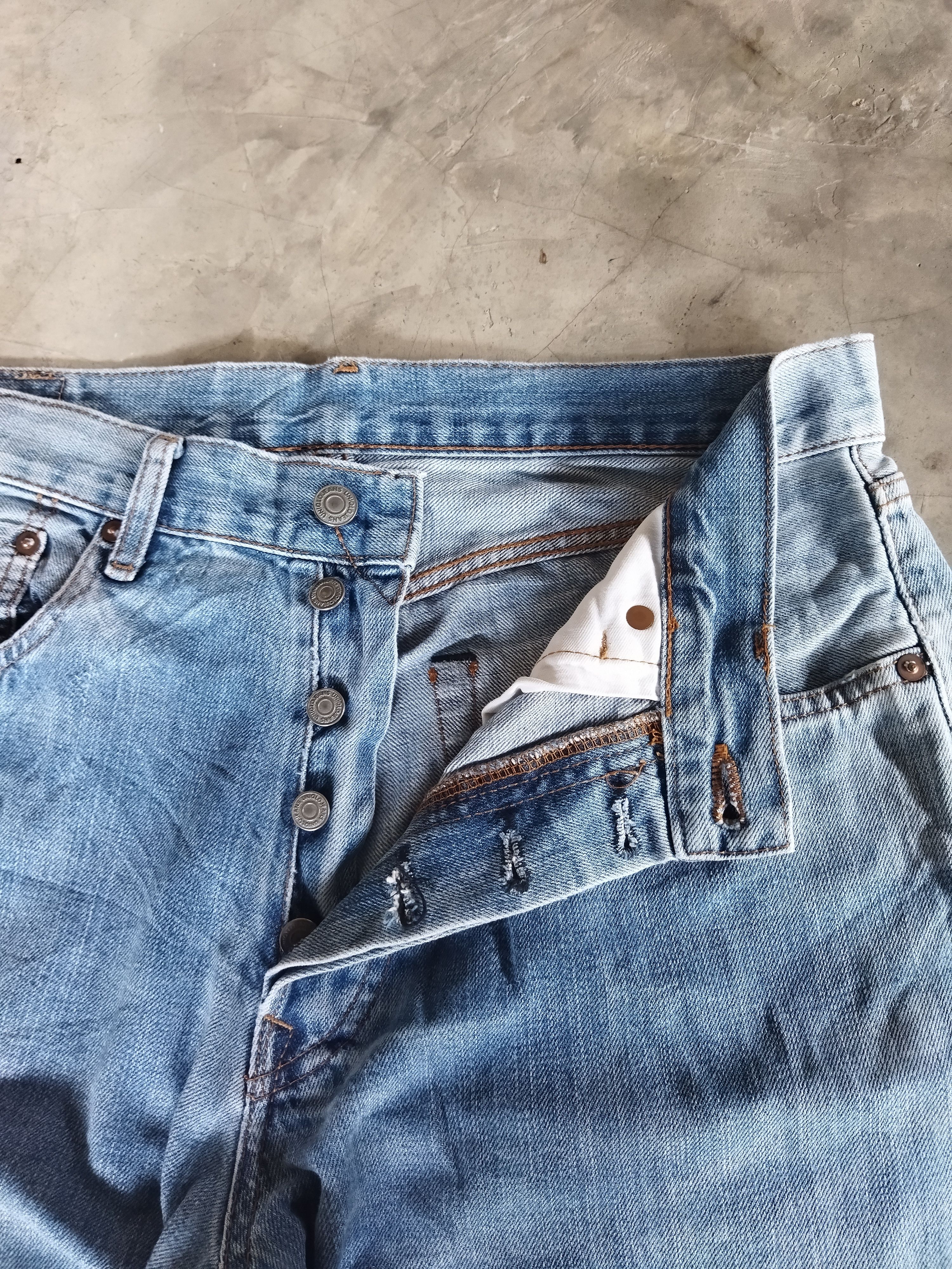 Japanese Brand × Vintage VINTAGE JAPANESE BRAND LIGHT BLUE JEANS PANTS Size US 32 / EU 48 - 6 Thumbnail