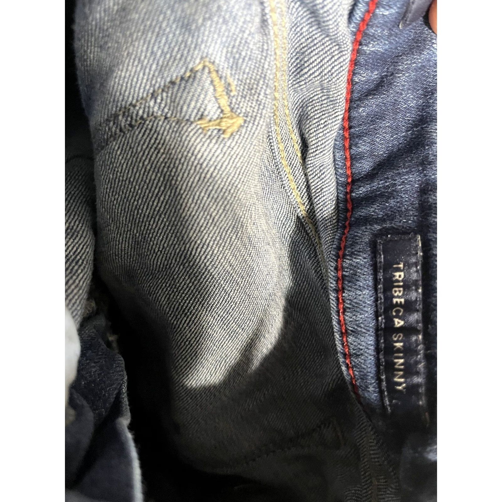 Tommy Hilfiger Tommy Hilfiger Women's Blue Tribeca Stretch Skinny Jeans Pants Size 4 Size 27" / US 4 / IT 40 - 6 Thumbnail