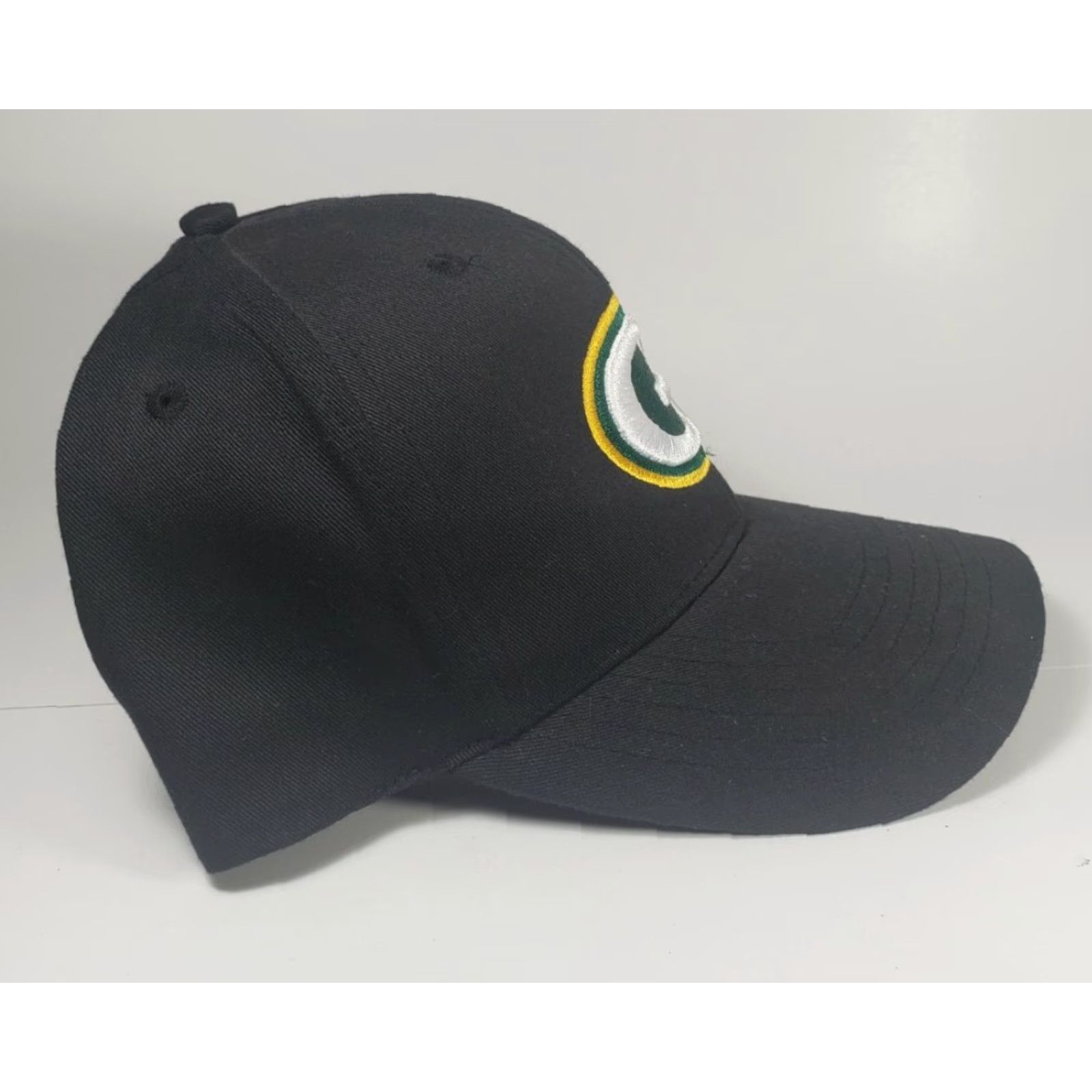 NFL NFL Black Green Bay Packers Baseball Cap Hat Reebok Cap Size ONE SIZE - 3 Thumbnail