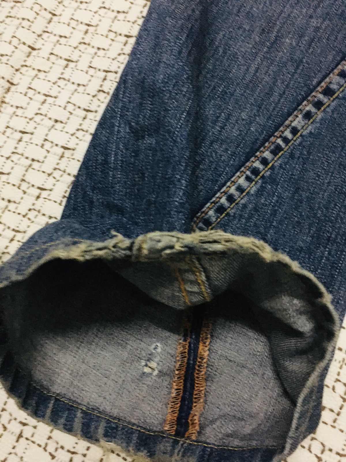 Japanese Brand Unbranded Distressed Flare Jeans (Y01) Size US 33 - 6 Thumbnail
