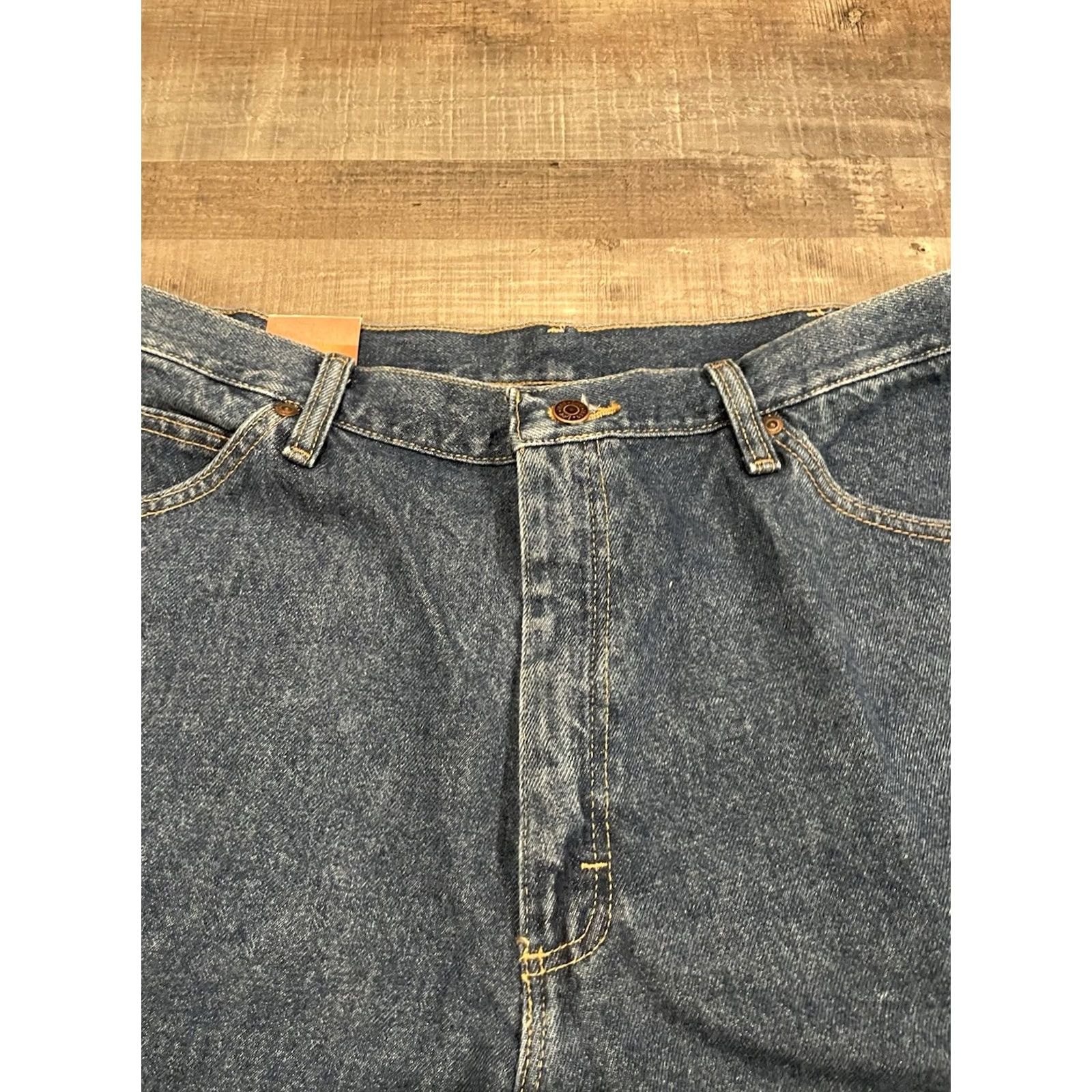 Lee VINTAGE Lee Shorts Cargo Denim Workwear Blue Mens 42 Grunge 90s Cargo Pocket Inseam 10 in Size US 42 / EU 58 - 5 Thumbnail