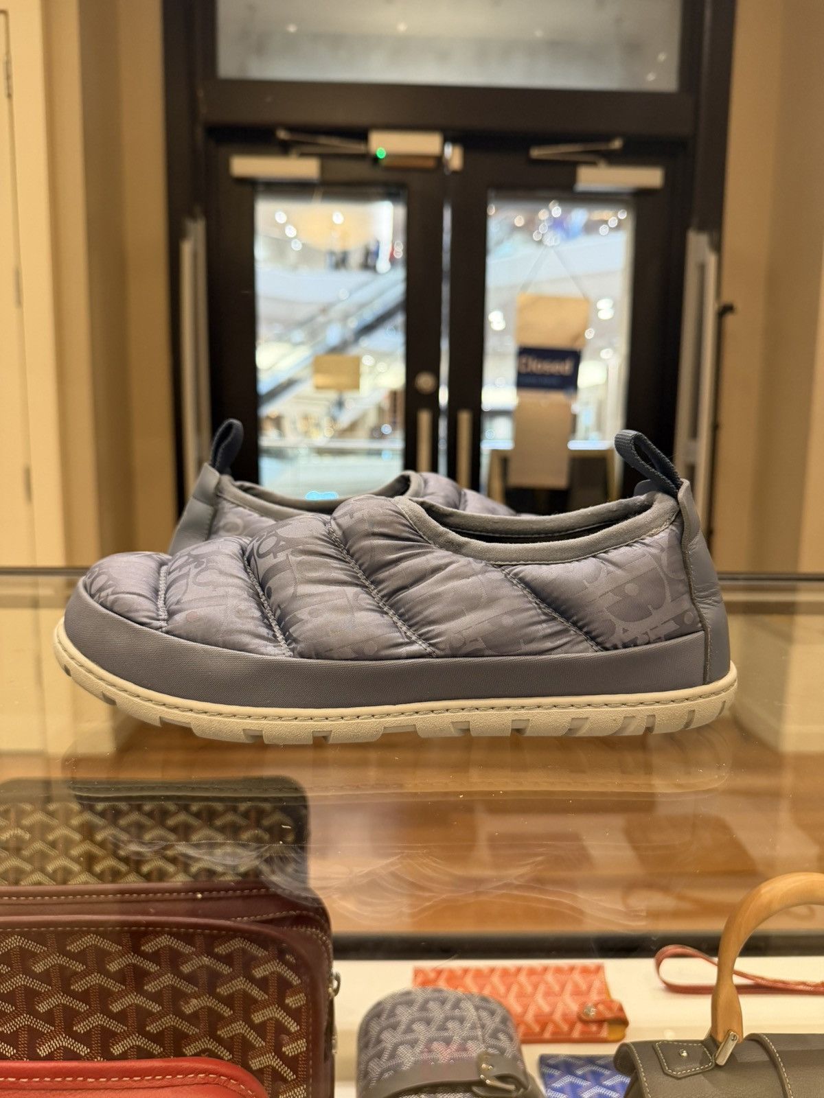 Dior Dior Oblique Quilted Slip On - Blue/Grey Size US 8 / EU 41 - 1 Thumbnail