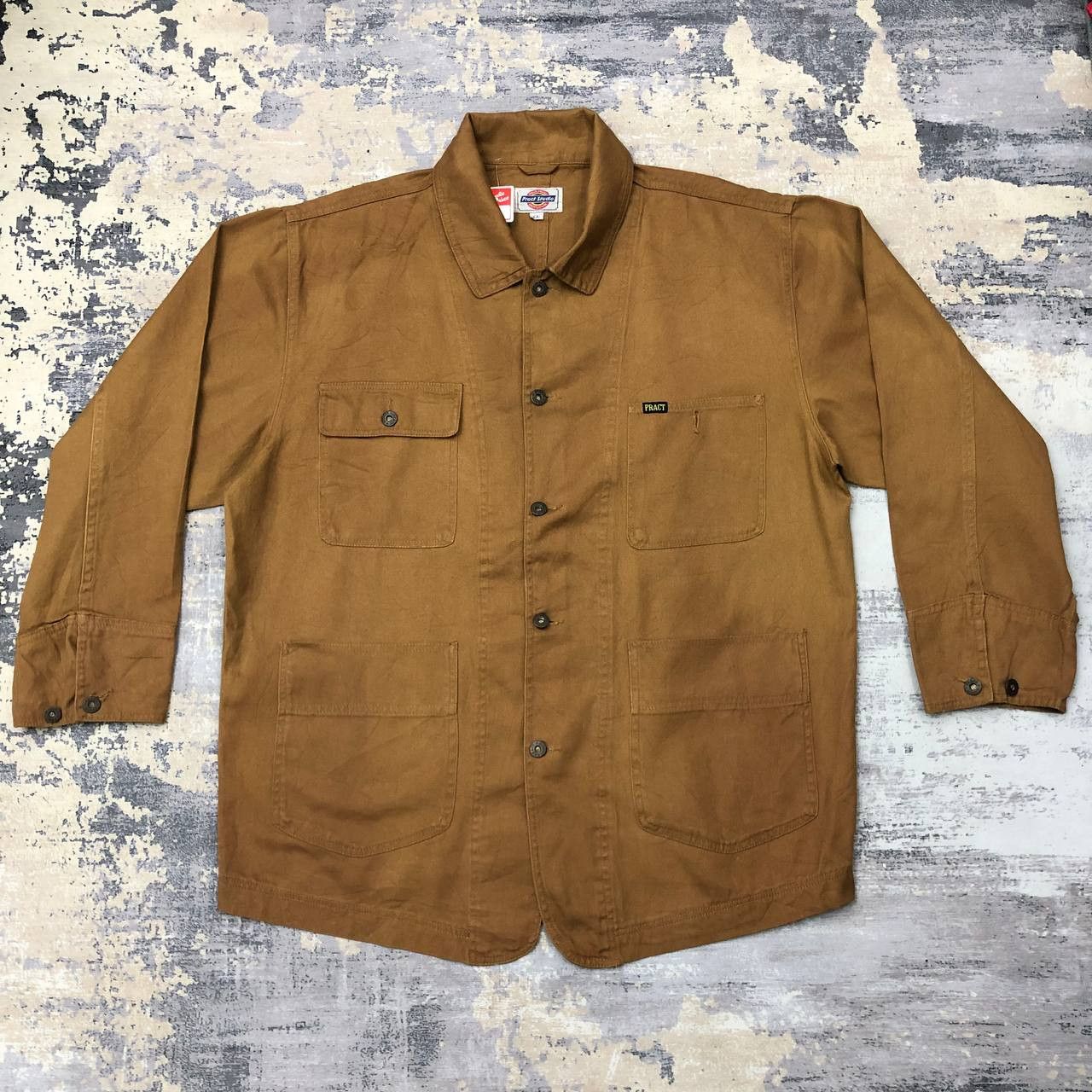Japanese Brand × Vintage Y326 VTG WORKWEAR PRACT STUDIO CHORE JACKET Size US XL / EU 56 / 4 - 1 Thumbnail