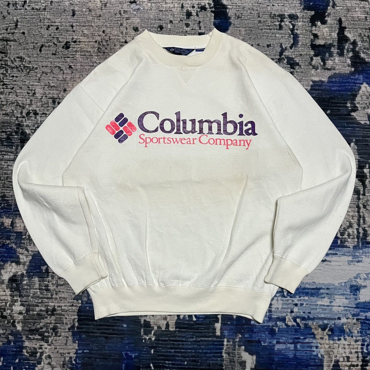 Columbia 🔥Vintage Columbia Big Logo Sweetshirts 90s Size US M / EU 48-50 / 2 - 1 Thumbnail