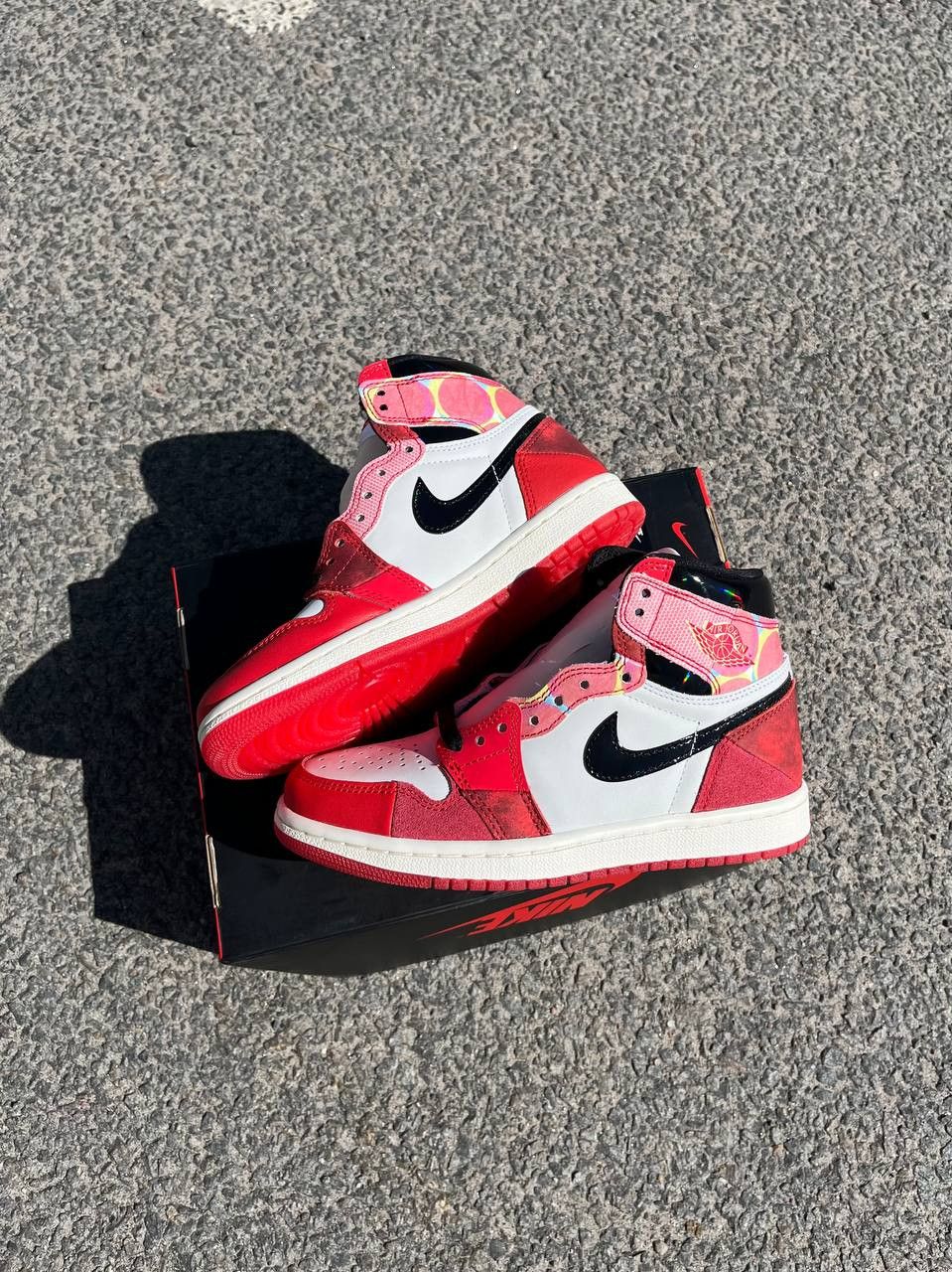 Jordan Brand Air Jordan 1 OG Across Spider Verse New Chapter DV1748-601 Size US 4.5 / IT 34.5 - 10 Thumbnail