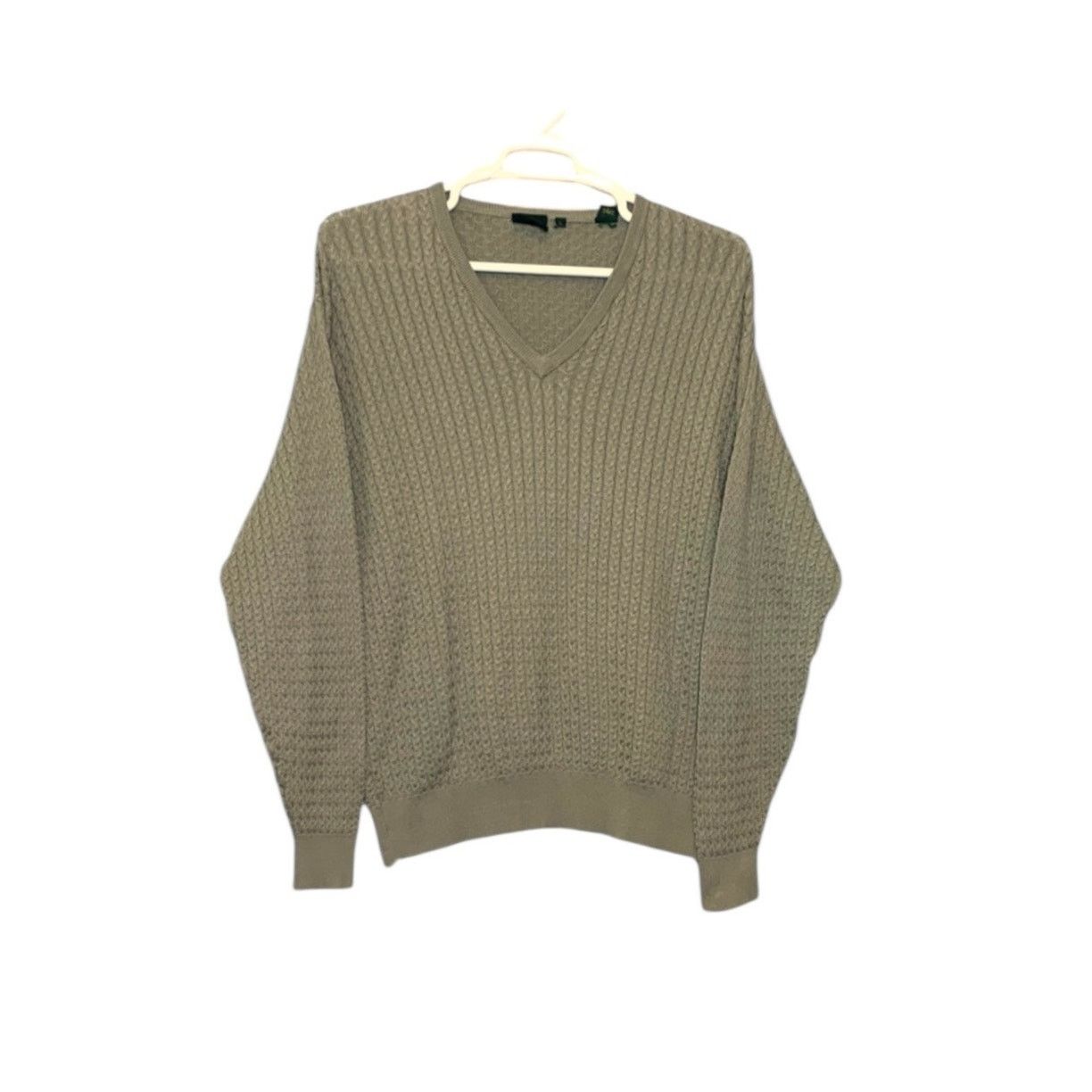 Bobby Jones Bobby Jones beige cotton V neck long sleeves sweater size XL Size US XL / EU 56 / 4 - 1 Thumbnail