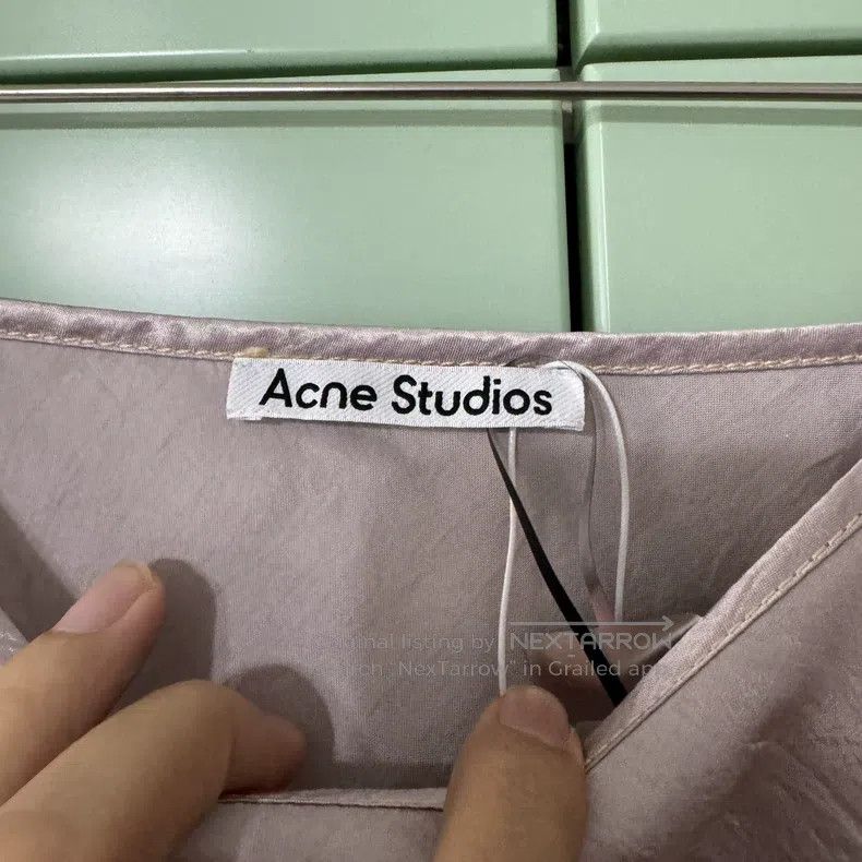 Acne Studios Acne Studios Ladies' Camisole Dress, Silver Gray, 100% Ace Size XS / US 0-2 / IT 36-38 - 3 Thumbnail
