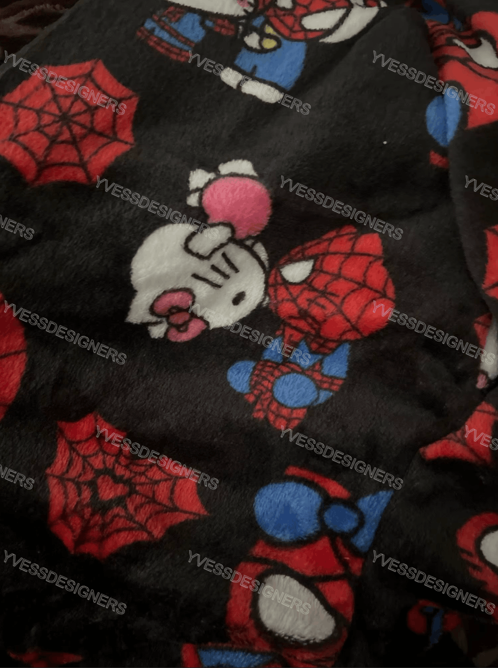 Other Hello Kitty Spider Man Loose Pajamas For Men And Women Size US 36 / EU 52 - 4 Thumbnail