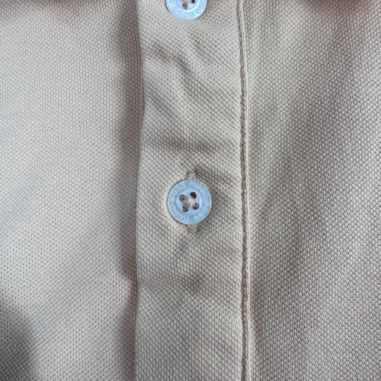 Hugo Boss Hugo Boss Hugo Polo Shirt Mens Beige Designer Casual Size M Size US M / EU 48-50 / 2 - 4 Thumbnail