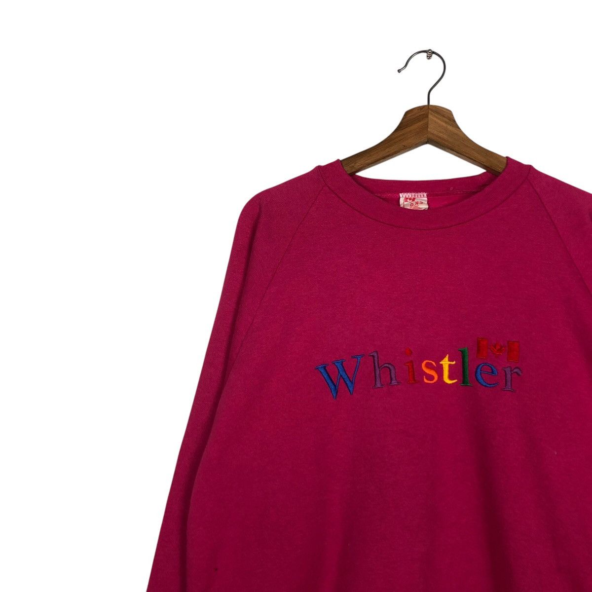 Japanese Brand × Vintage 📌Vintage Sweatshirt Whistler Canada Big Logo Embroidered Size US L / EU 52-54 / 3 - 8 Thumbnail