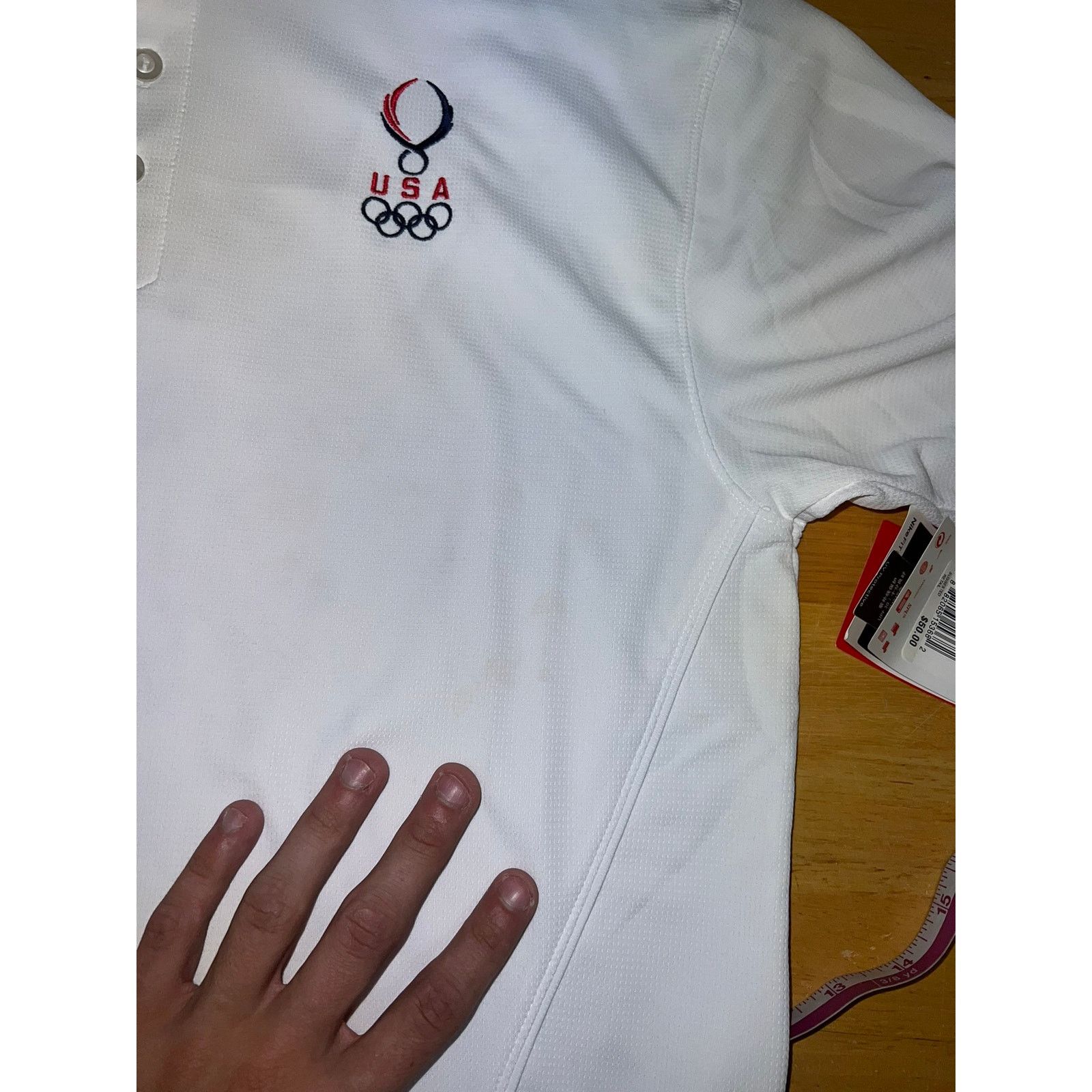 Nike Nike Olympics Polo Shirt Gameday UV Protective USA Olympic Size US S / EU 44-46 / 1 - 11 Thumbnail