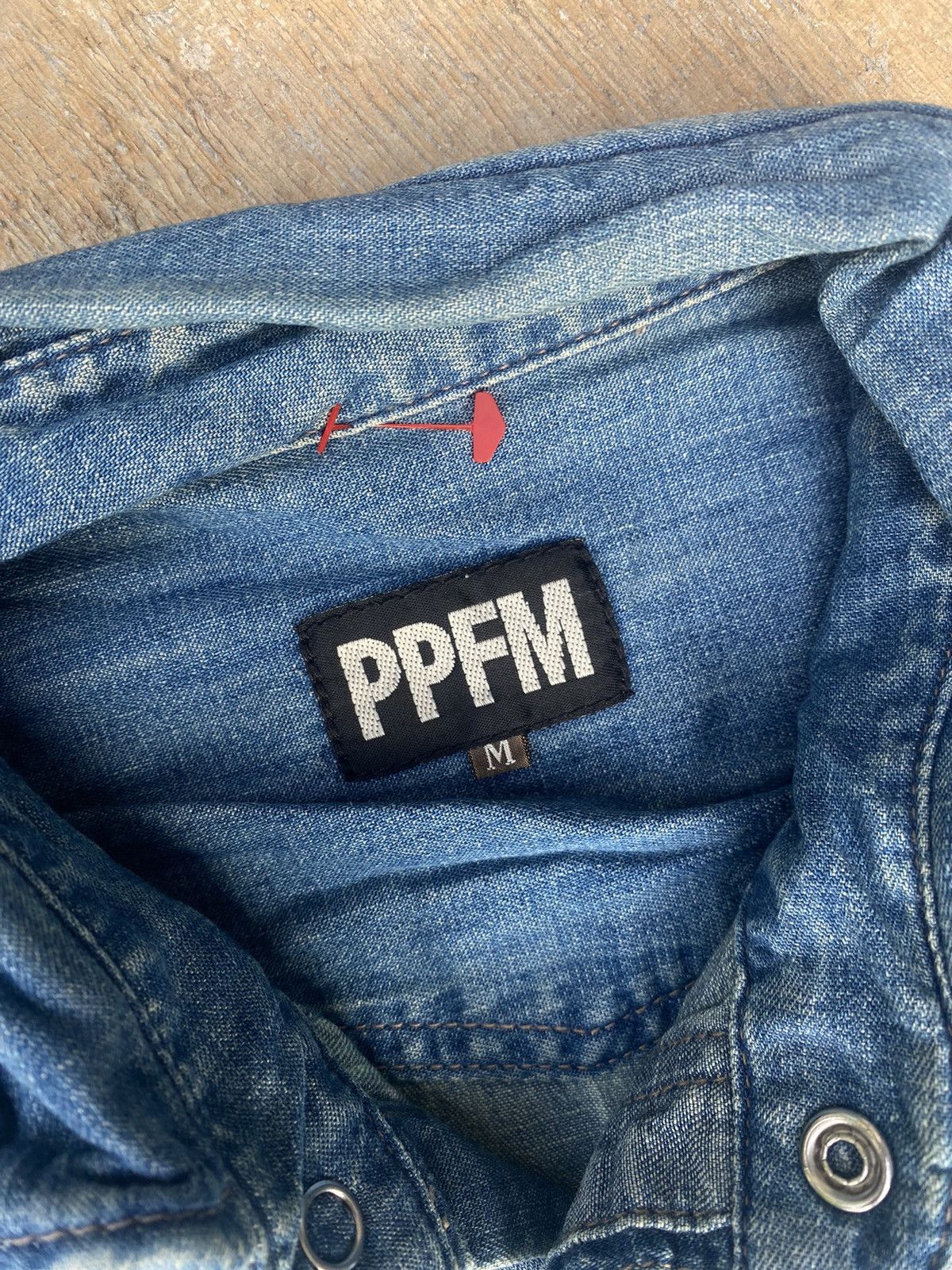 PPFM PPFM Sample Stone Wash Western Denim Size US M / EU 48-50 / 2 - 6 Thumbnail