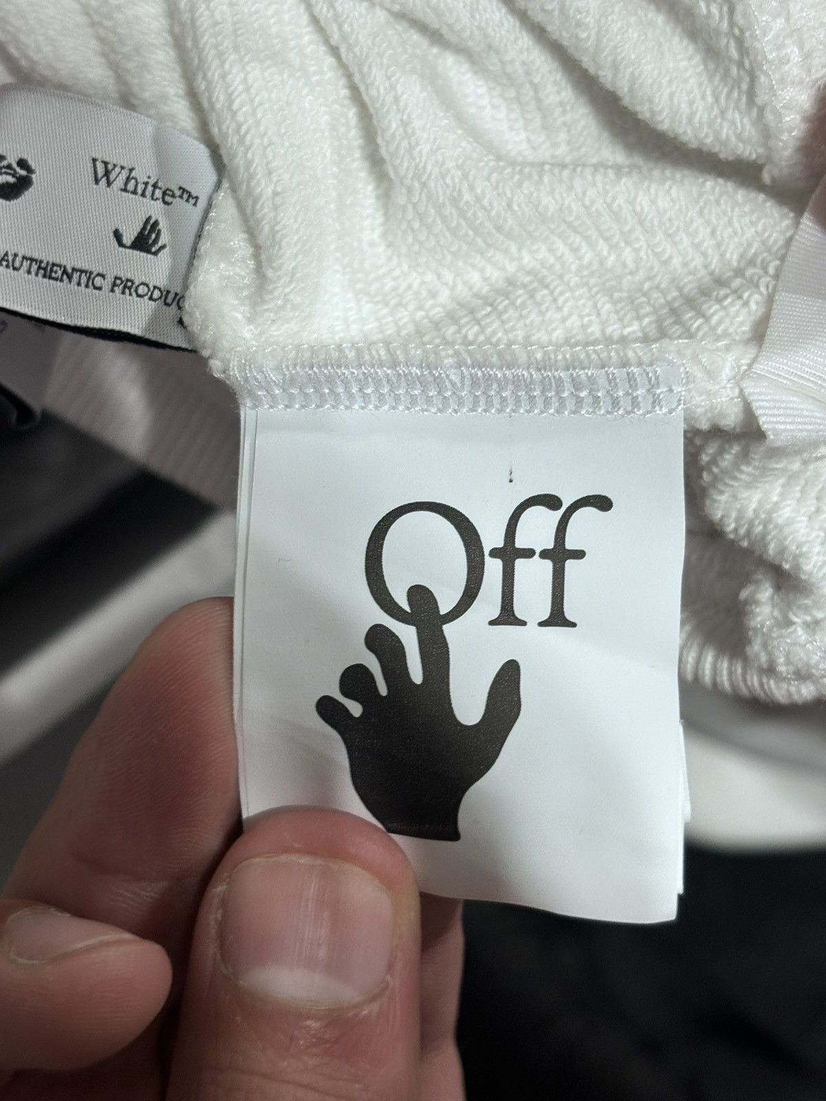 Off-White Off-White FLOWERS ARROWS REG HOODIE WHITE BLUE Size US XS / EU 42 / 0 - 9 Thumbnail