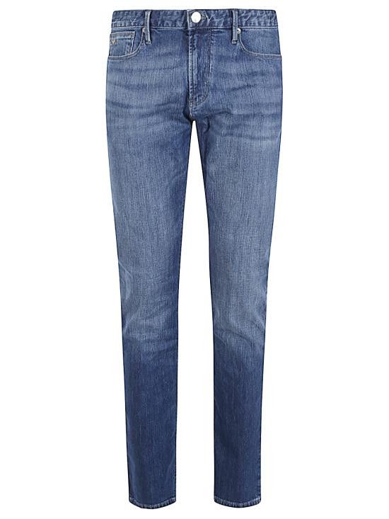 Emporio Armani EMPORIO ARMANI Men Denim Pants EM000121 AF14116MB002 Blue Size US 31 - 1 Thumbnail