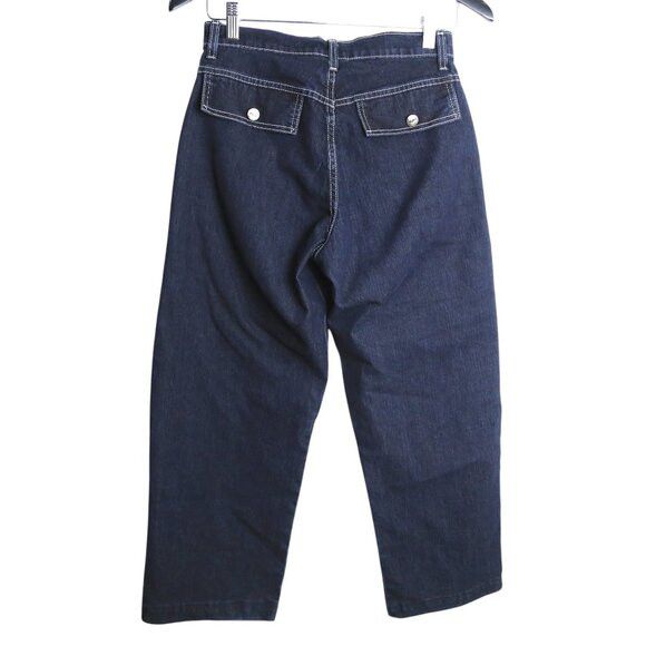 Vintage Vintage New Time High Waisted Pocket Stitch Jeans Size 27" / US 4 / IT 40 - 6 Thumbnail