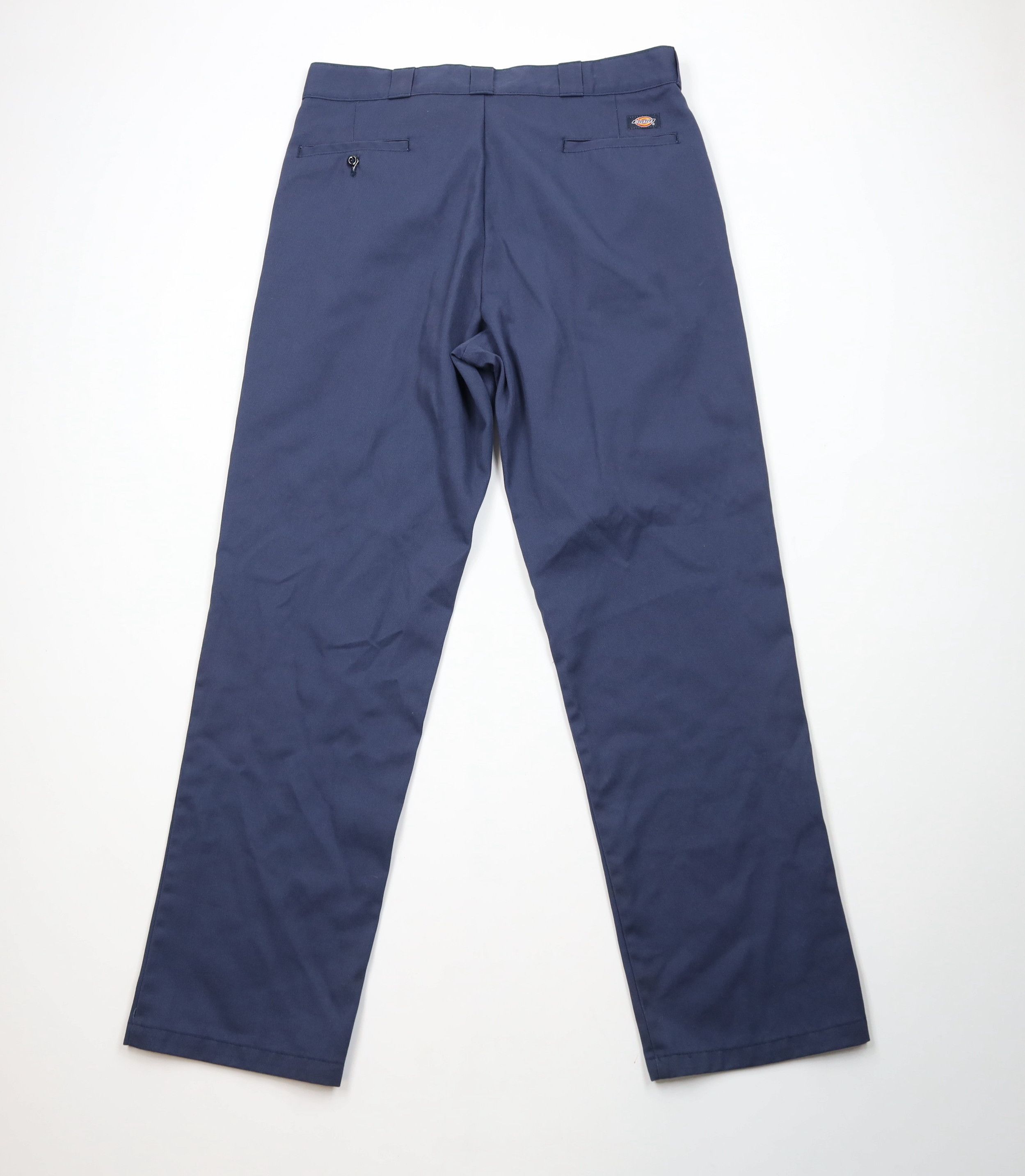 Dickies × Vintage Vintage Y2K Dickies Spell Out Workwear Wide Leg Pants Blue Size US 38 / EU 54 - 11 Thumbnail