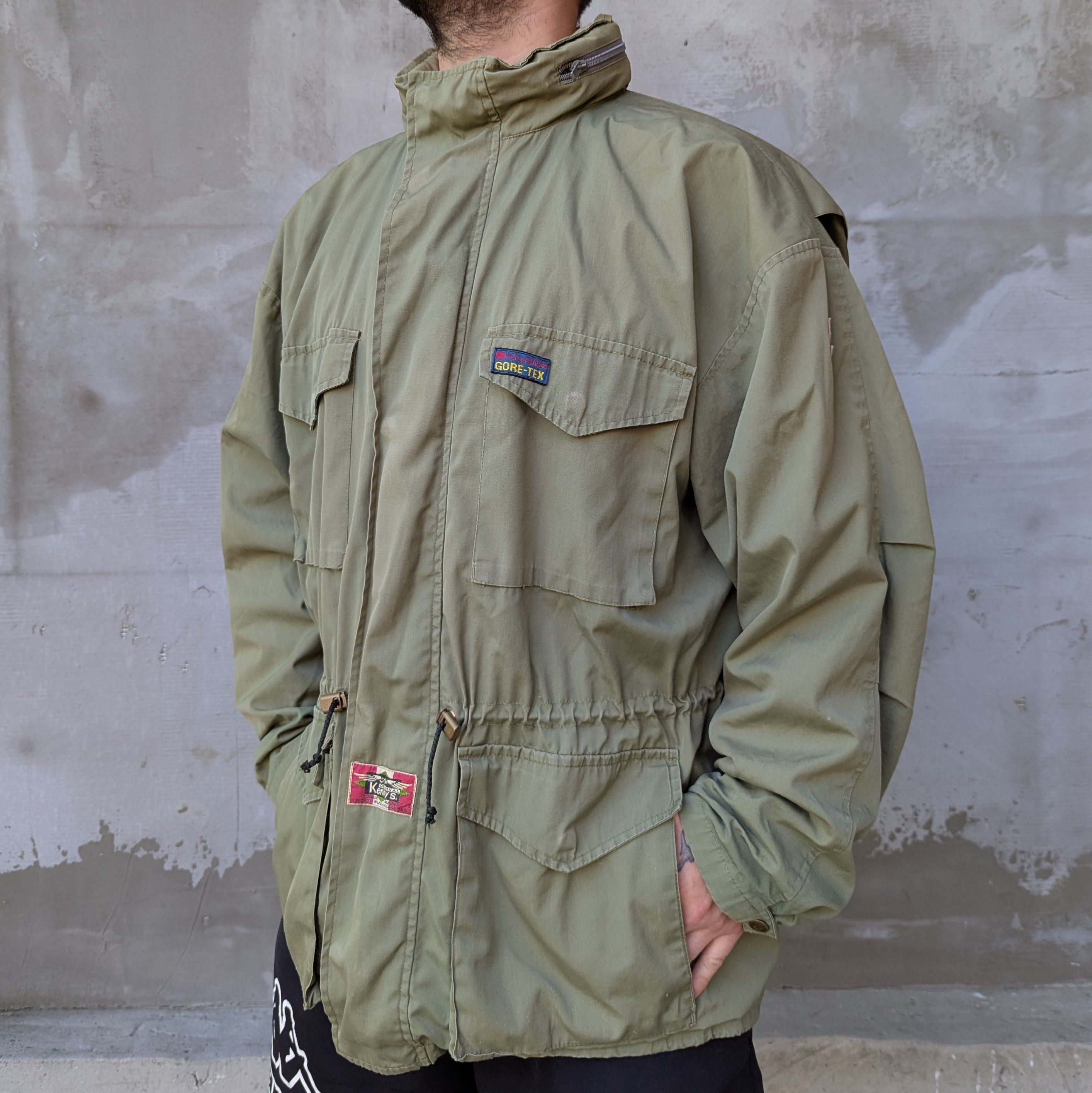 Fjallraven Fjällräven Gore-Tex Jacket Mens L/XL Green 90s Size US XL / EU 56 / 4 - 2 Thumbnail