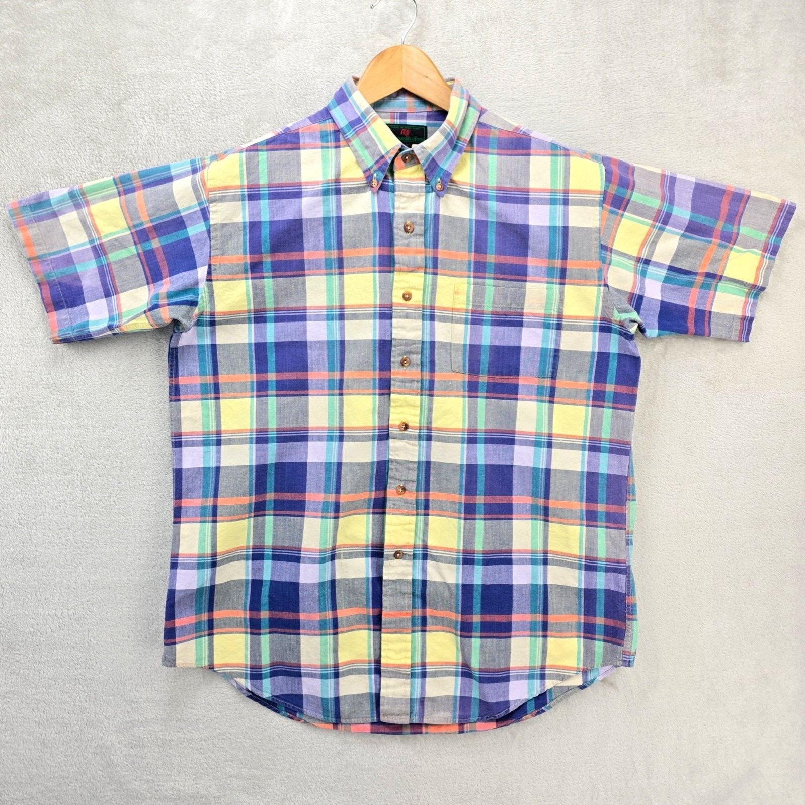 Abercrombie & Fitch Vintage Abercrombie Fitch Mens Shirt Large Button Down Plaid Size US L / EU 52-54 / 3 - 1 Thumbnail