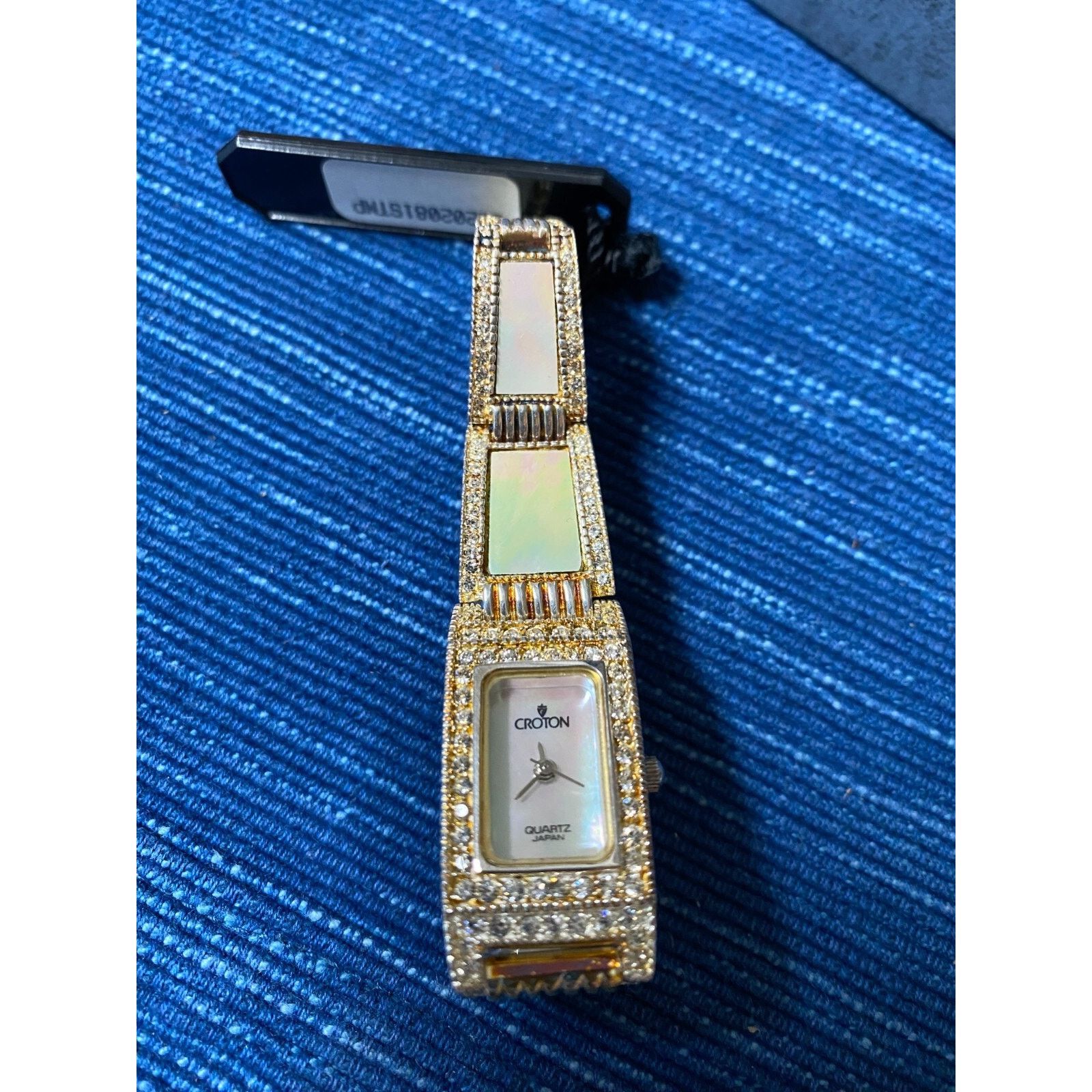 The Unbranded Brand NEEDS BATTERY Croton Mother of Pearl Sterling Silver Watch Size ONE SIZE - 10 Thumbnail