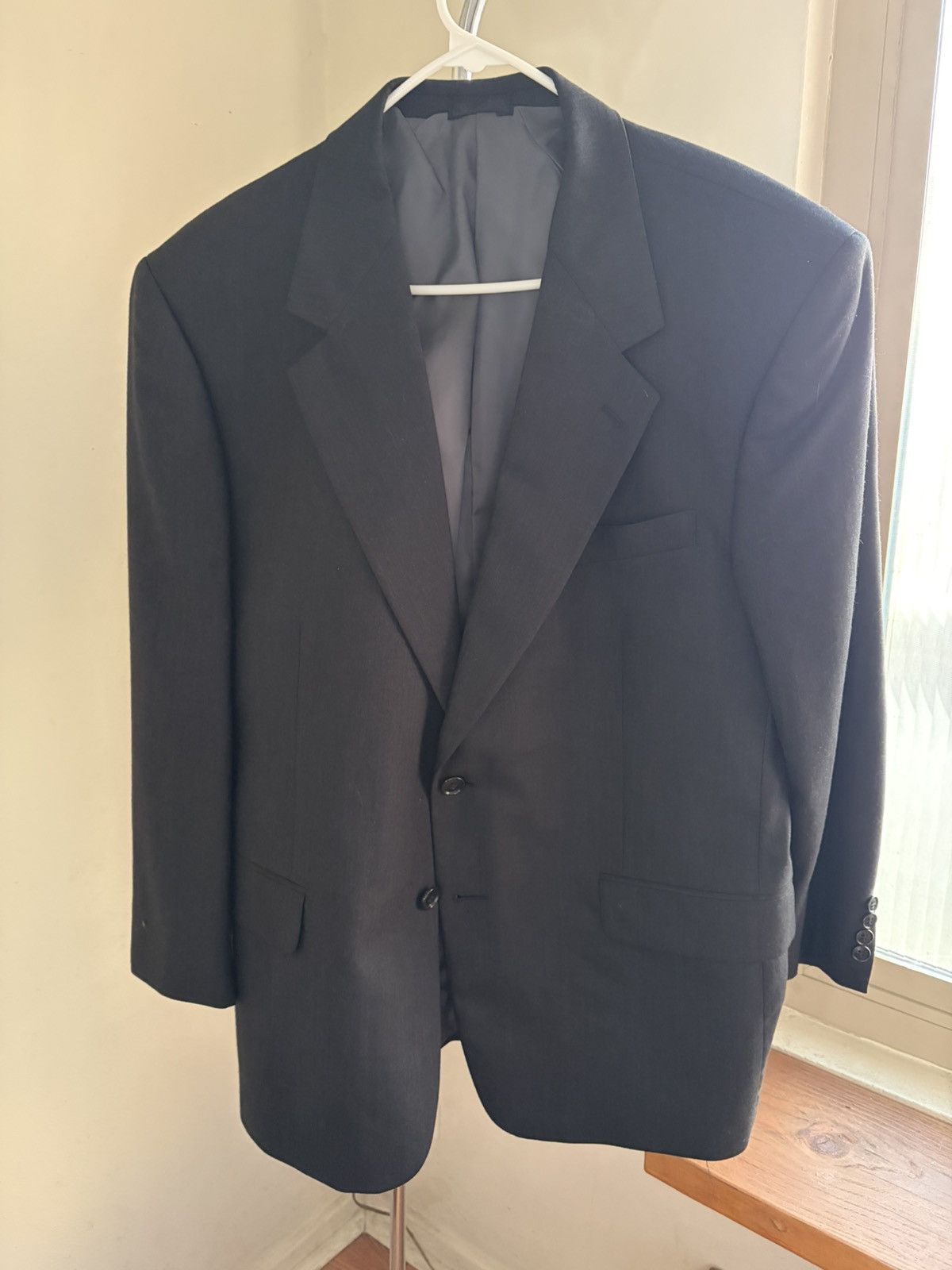 Albert Nipon 100% Pure Wool Vintage Suit Size 40R - 4 Thumbnail