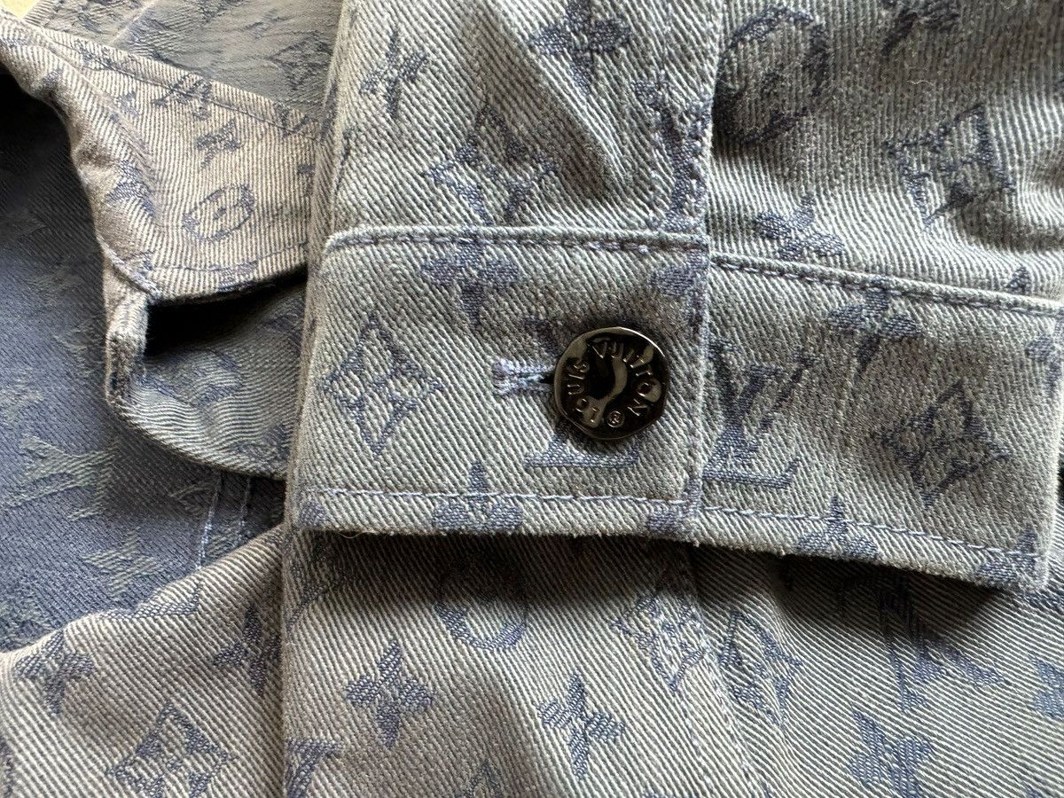 Louis Vuitton Louis Vuitton Denim Jeans Jacket Monogram Virgil Abloh Size US M / EU 48-50 / 2 - 11 Thumbnail