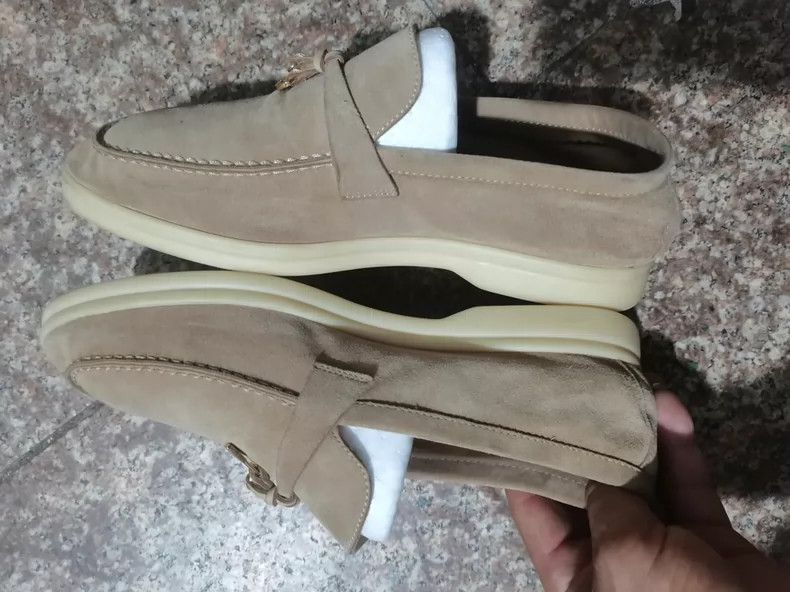 Loro Piana LORO PIANA Levi's shoes in sand color Size US 7.5 / IT 37.5 - 2 Thumbnail