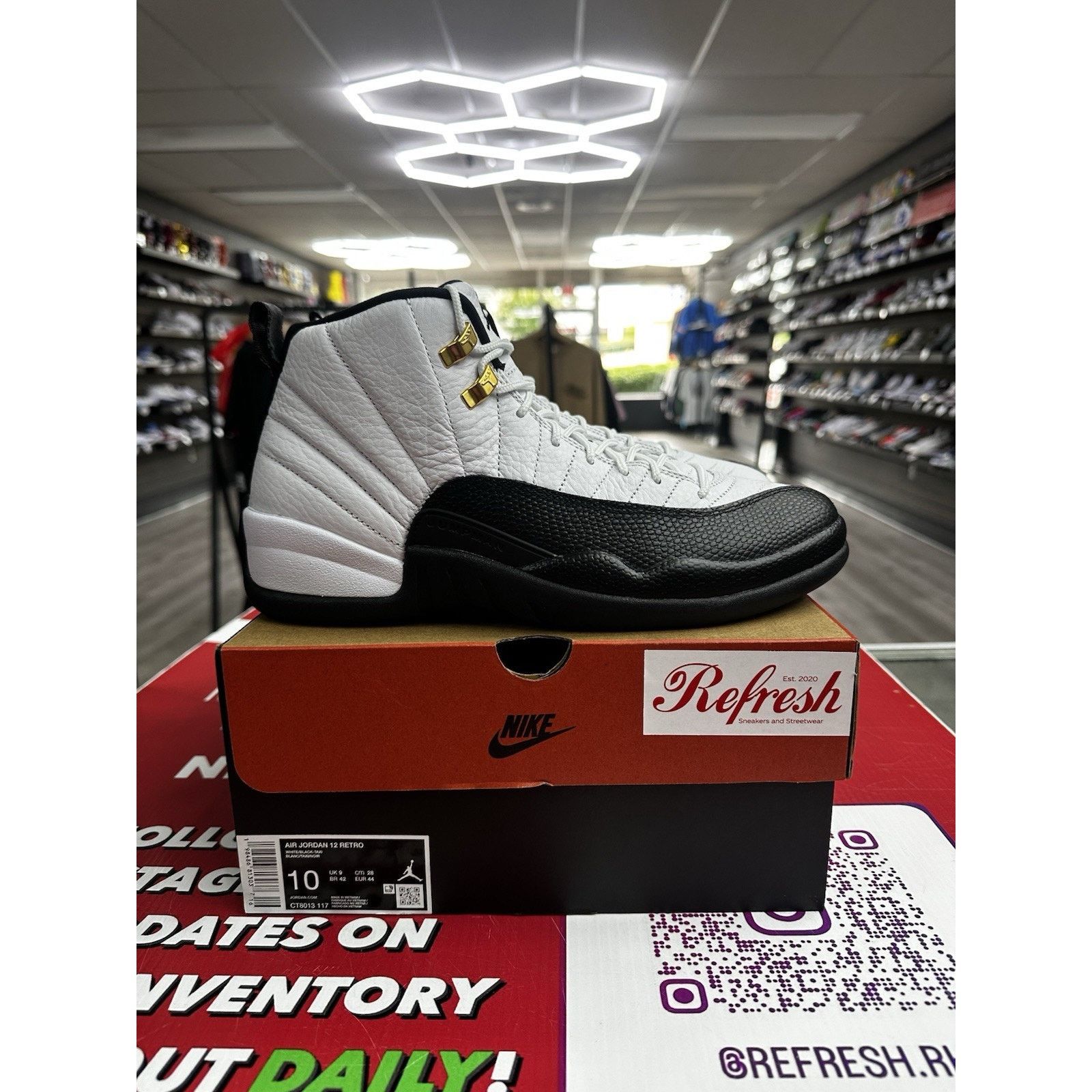 Air Jordan 12 OG 'Taxi 2025' Size 10 CT8013-117