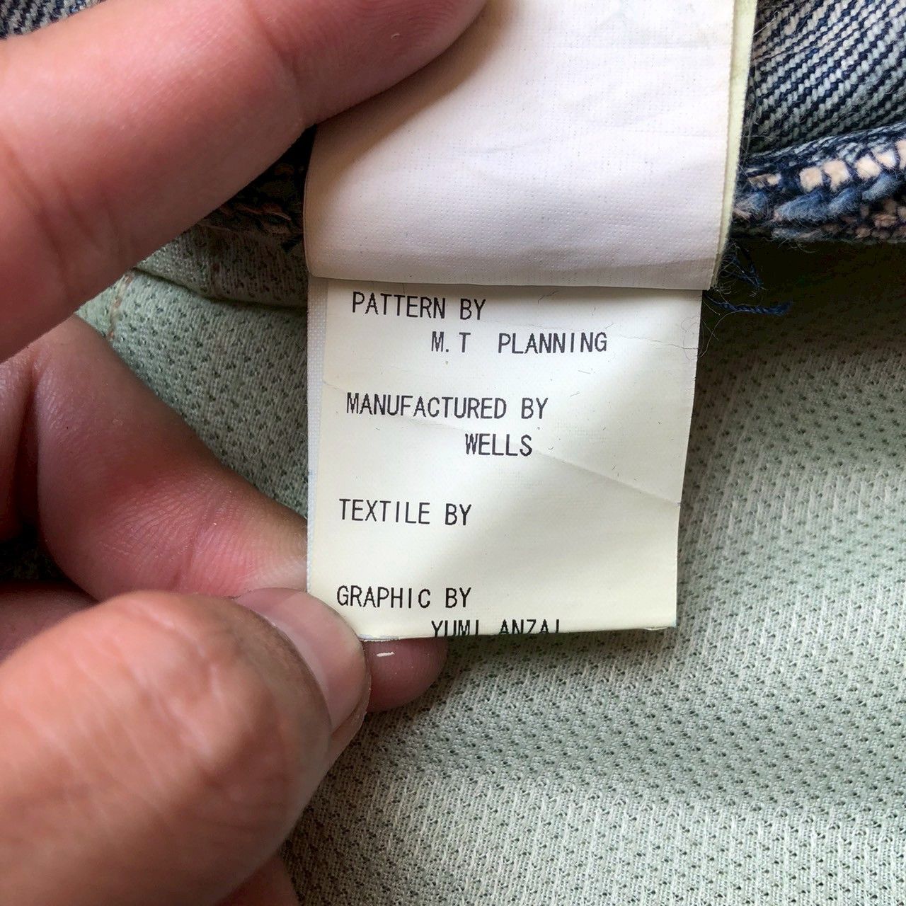 Mastermind Japan Vintage Mastermind JAPAN Distressed Gold Thread Denim Size US 37 - 16 Thumbnail